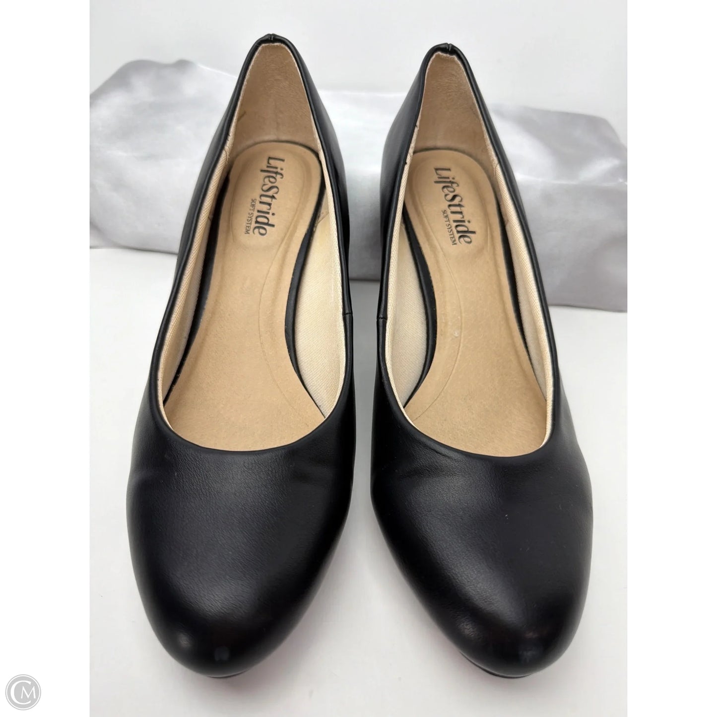 Shoes Heels Kitten By Life Stride In Black, Size: 8