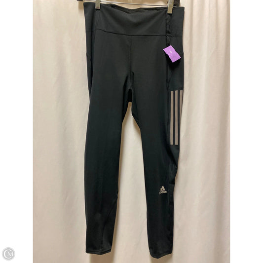 Athletic Leggings By Adidas In Black, Size: M