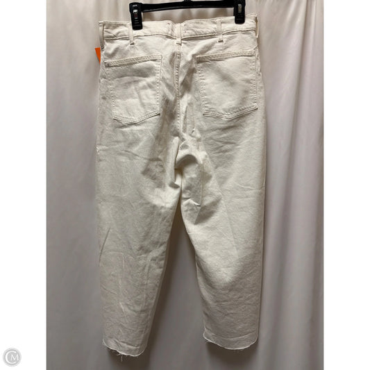 Jeans Straight By Clothes Mentor In White, Size: 12