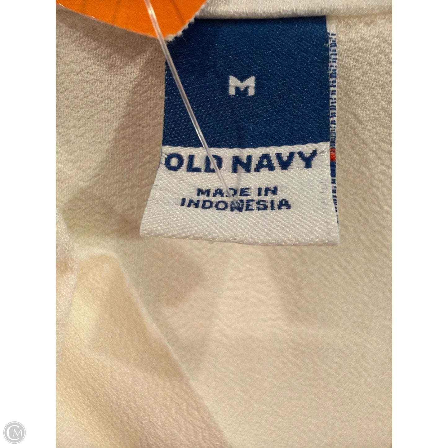 Top Long Sleeve By Old Navy In White, Size: M