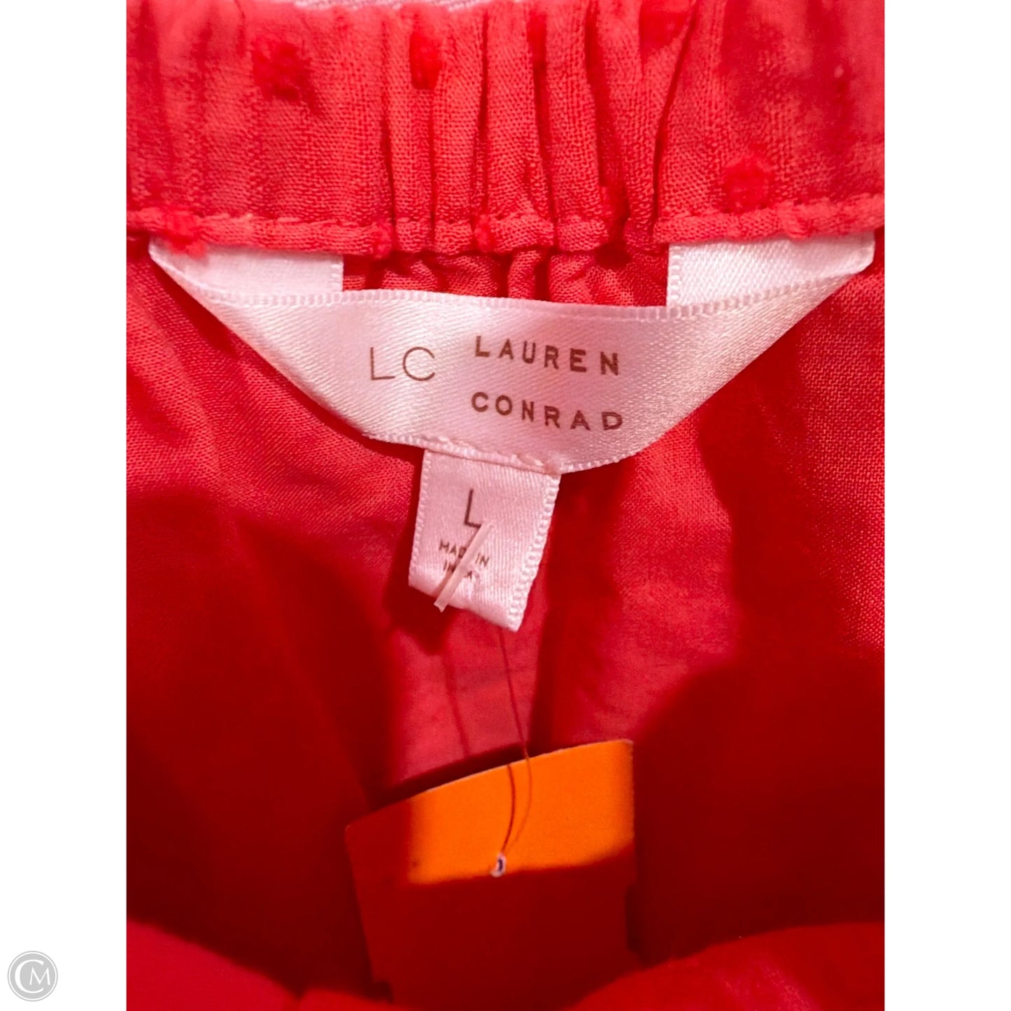 Top Short Sleeve By Lc Lauren Conrad In Pink, Size: L