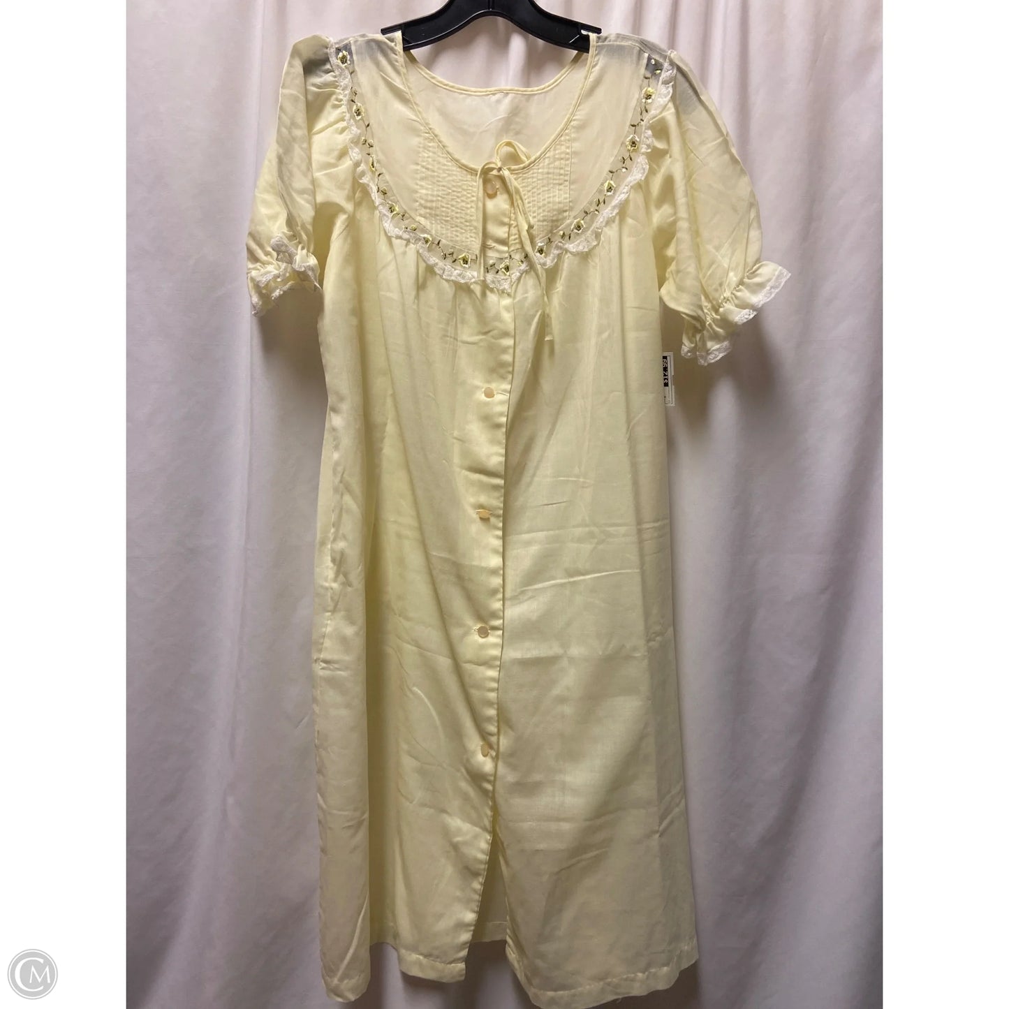 Nightgown By Clothes Mentor In Yellow, Size: M