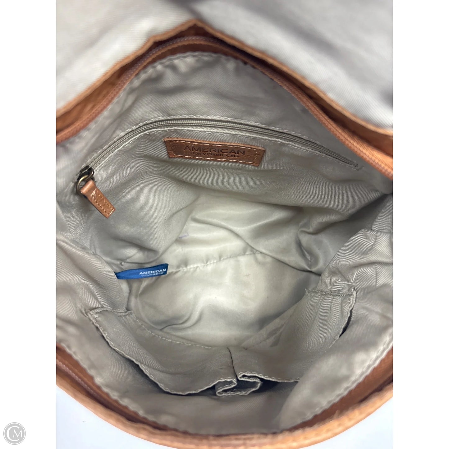 Backpack Leather By Clothes Mentor, Size: Medium