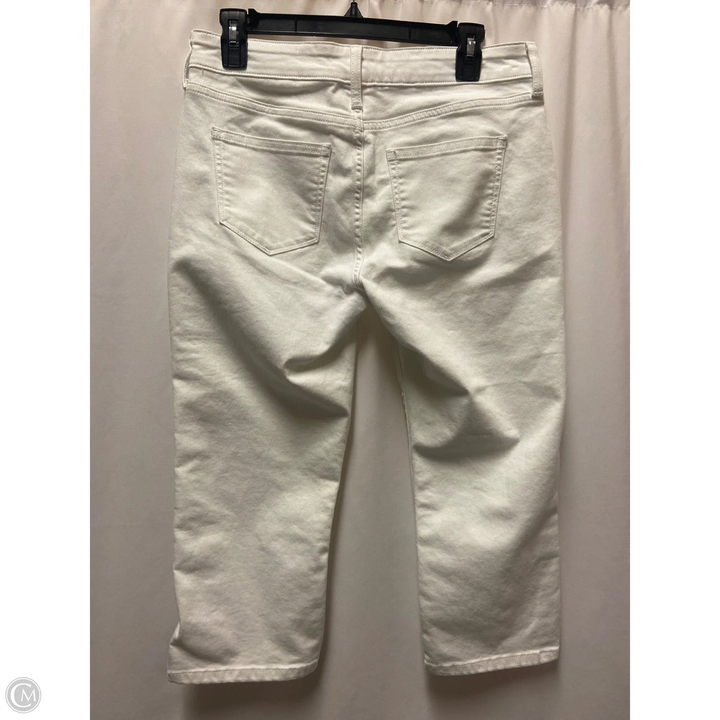 Jeans Cropped By St Johns Bay In White, Size: 4