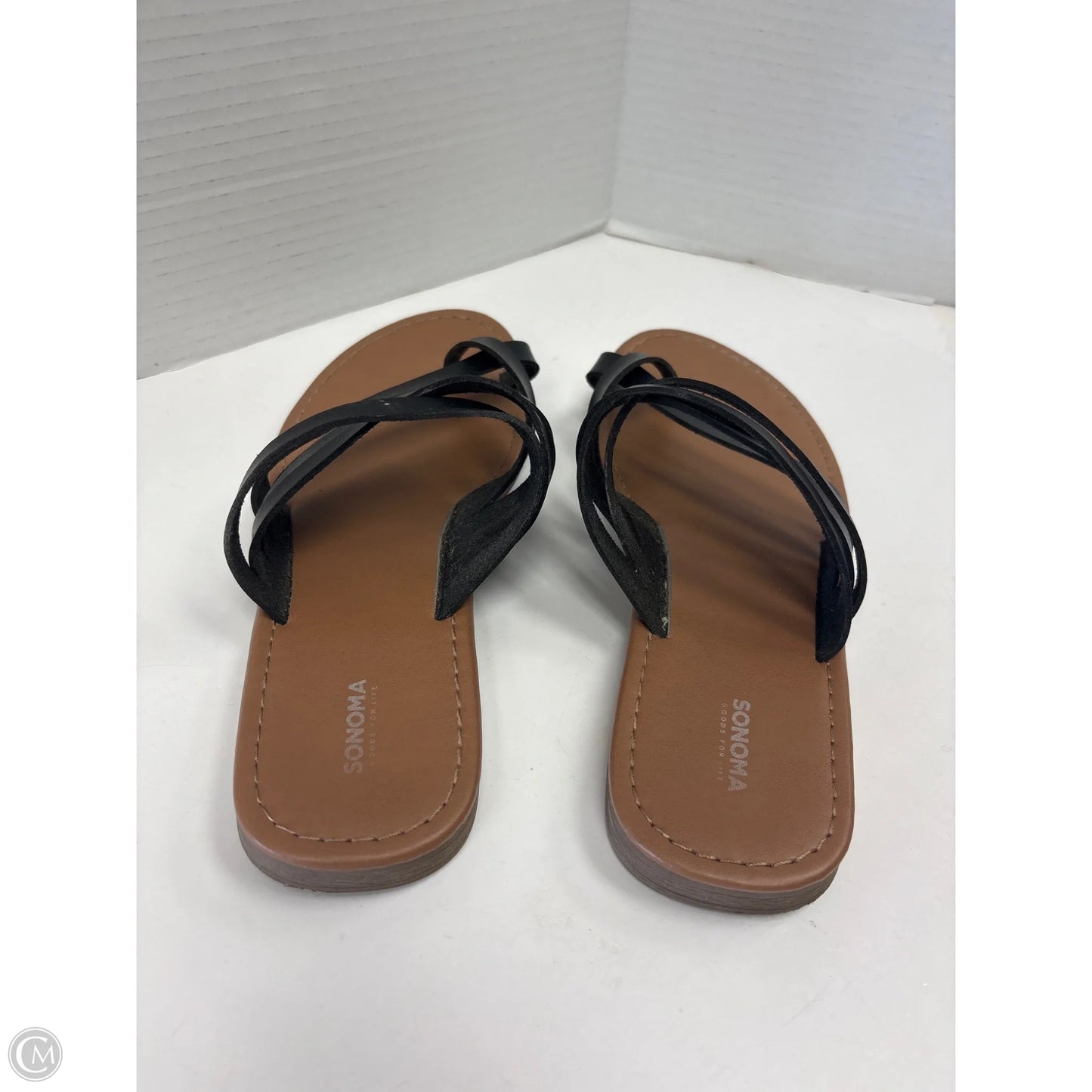 Sandals Flats By Sonoma In Black, Size: 9