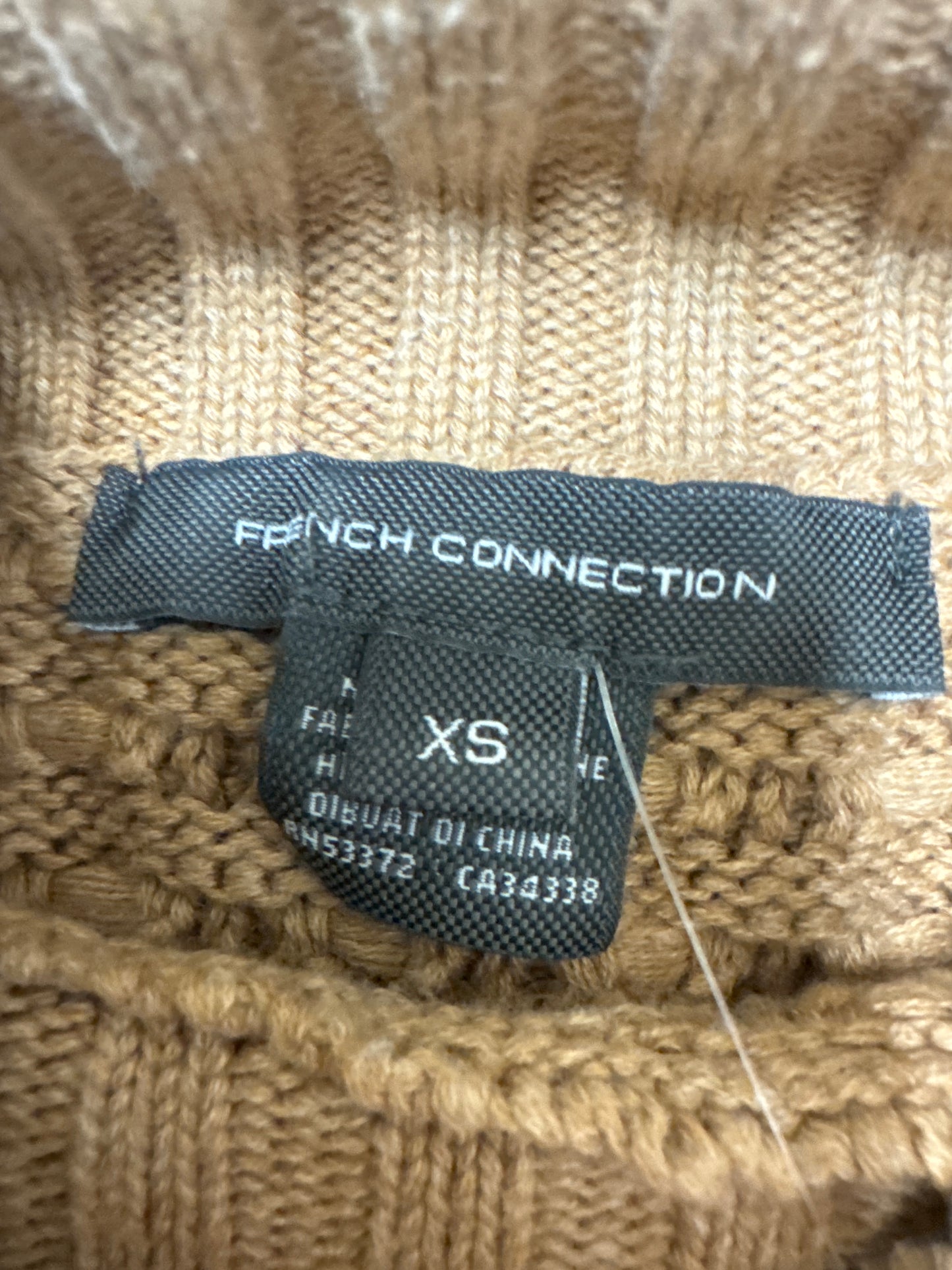 Sweater By French Connection In Brown, Size: Xs