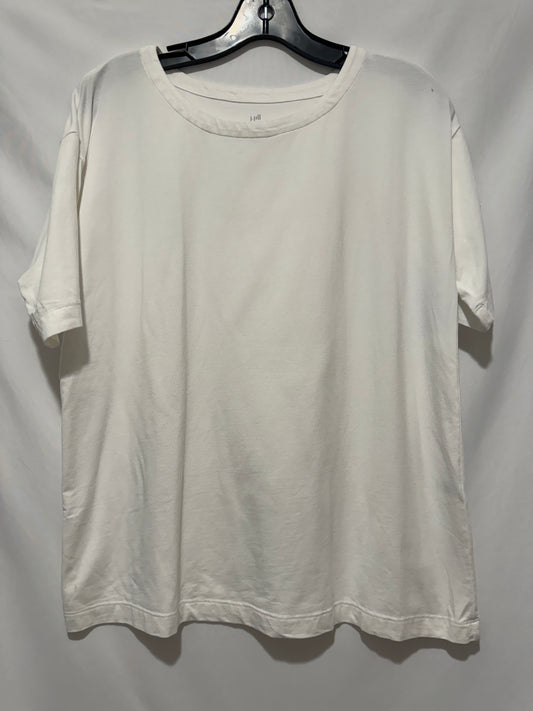 Top Short Sleeve By J. Jill In White, Size: S