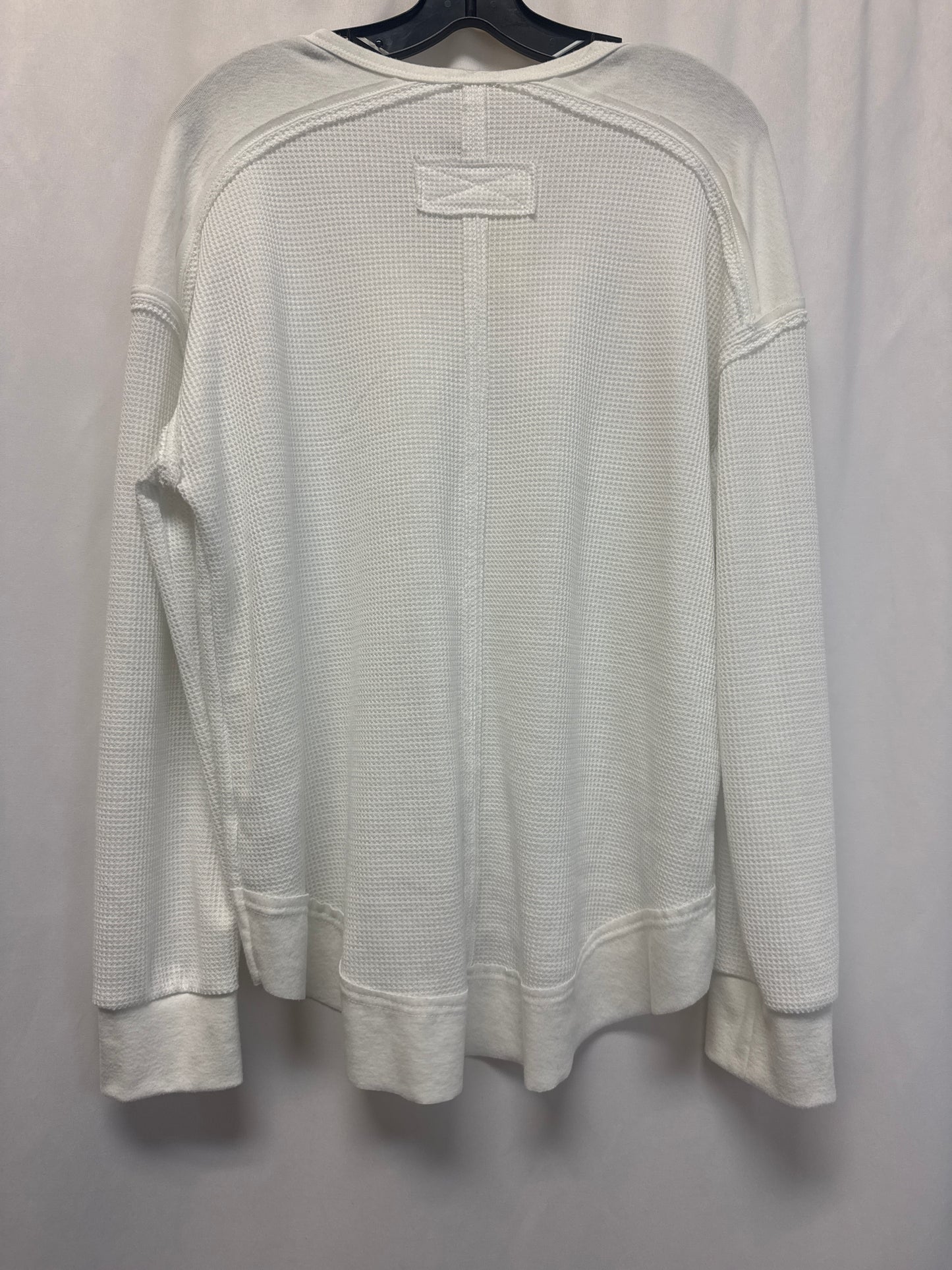 Top Long Sleeve By La Miel In White, Size: L