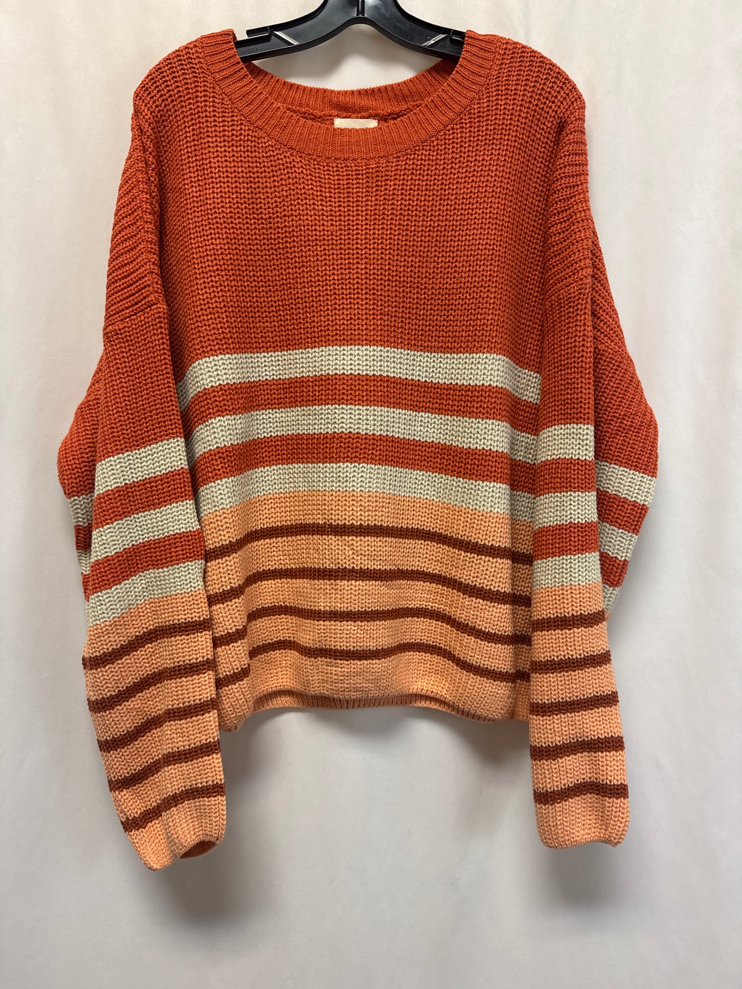 Sweater By Bibi In Orange, Size: Xl