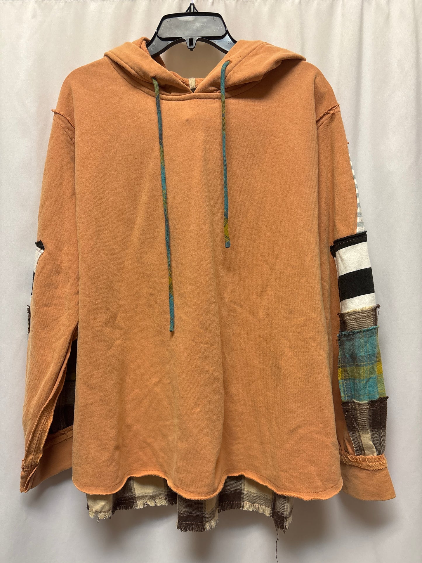 Sweatshirt Hoodie By Easel In Orange, Size: 2x