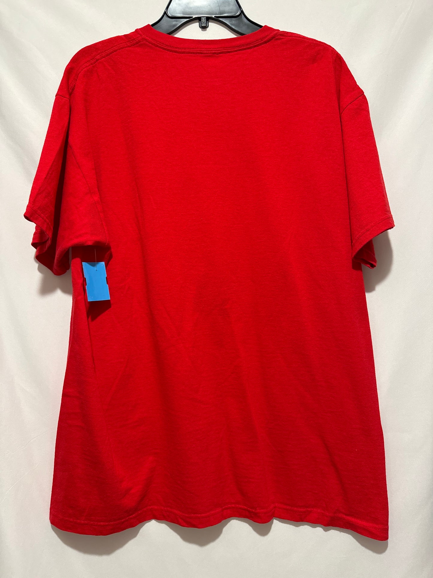 Top Short Sleeve By Cmf In Red, Size: Xl