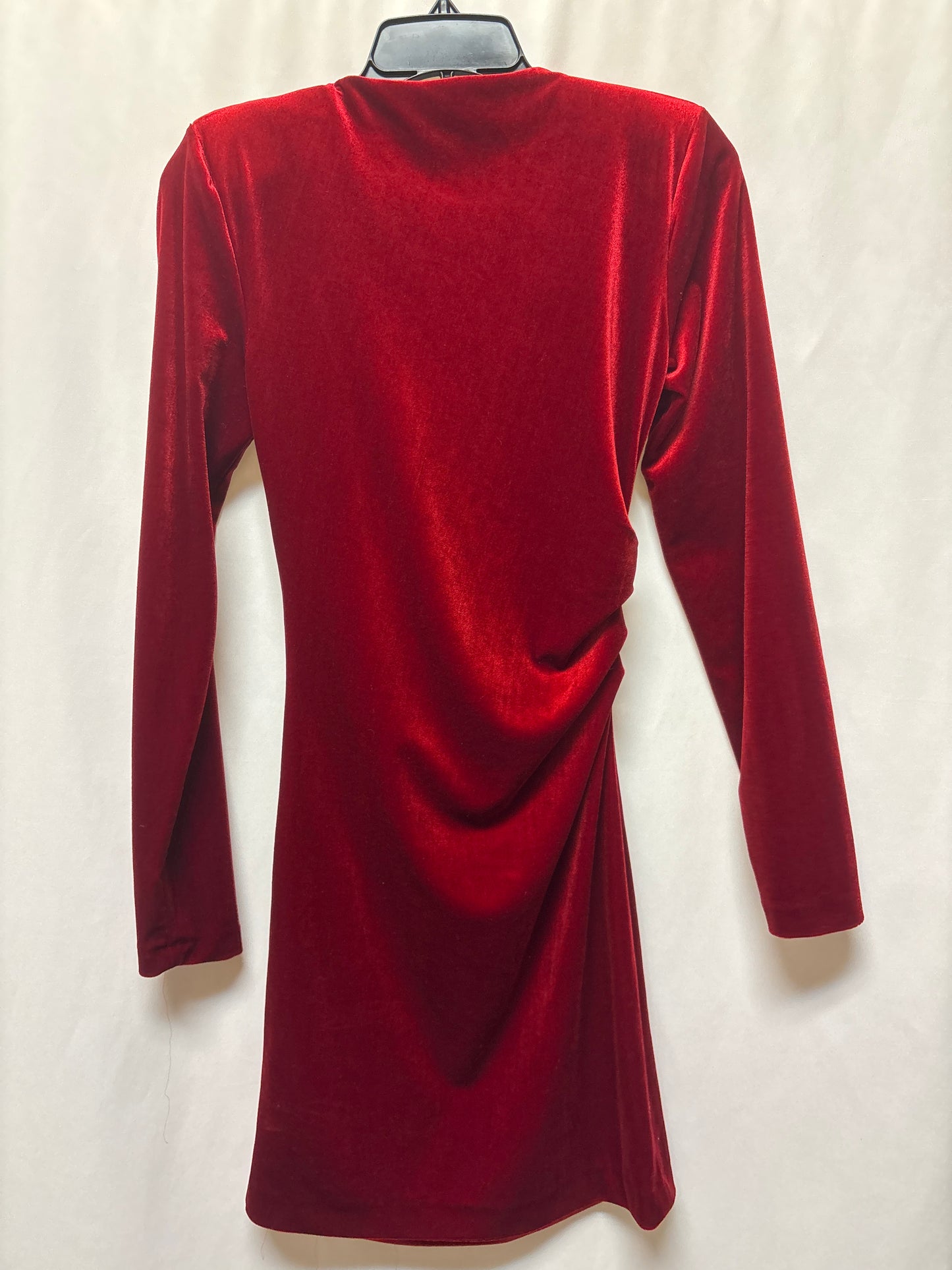 Dress Party Midi By Zara In Red, Size: S