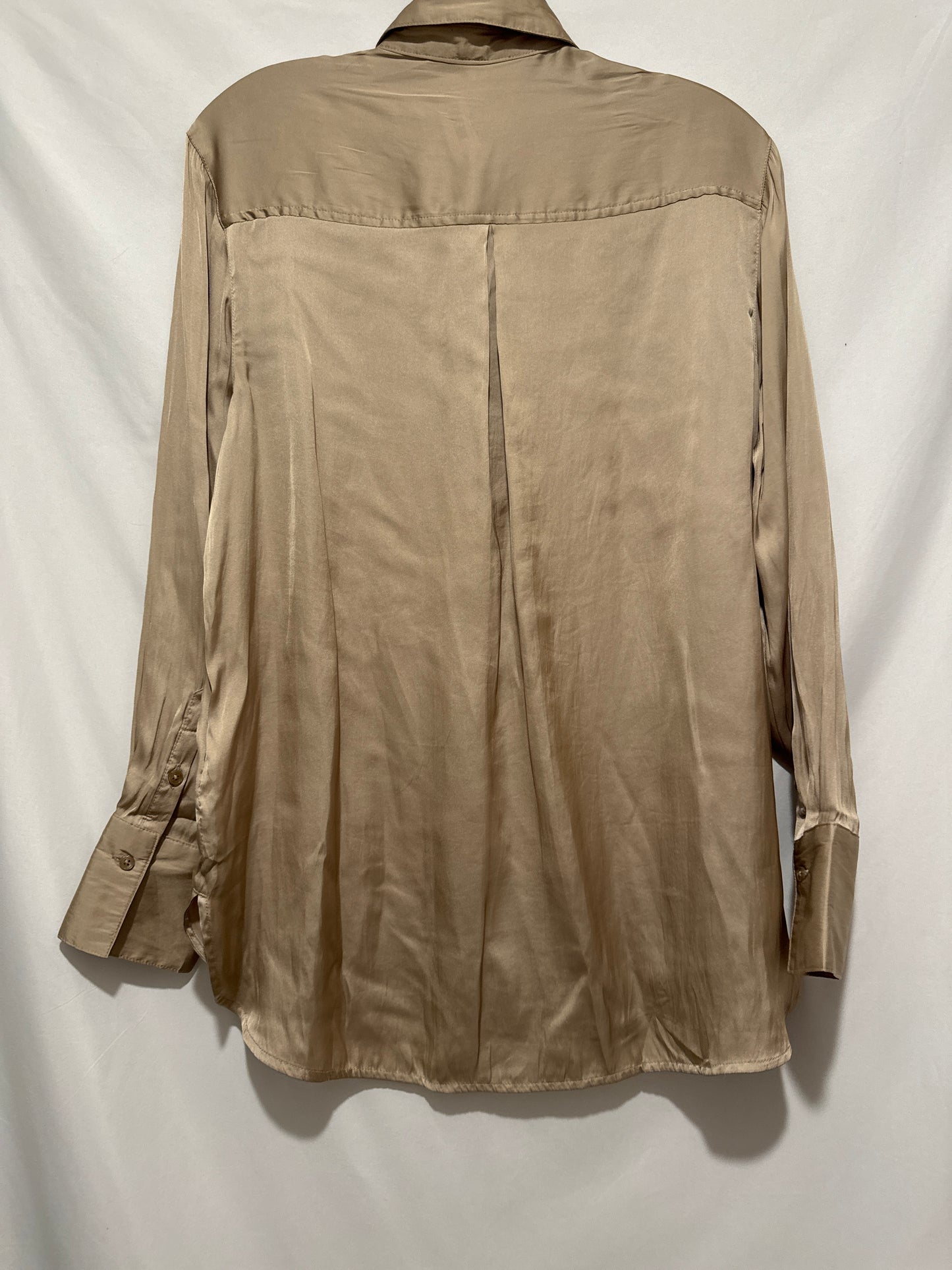 Top Long Sleeve By Old Navy In Gold, Size: S