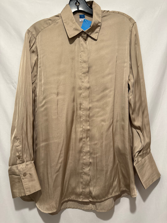 Top Long Sleeve By Old Navy In Gold, Size: S