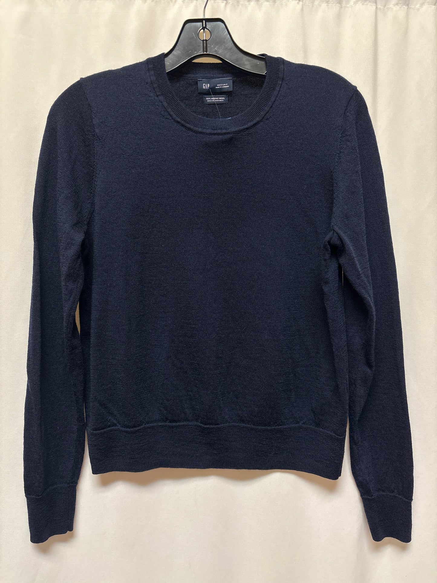 Sweater By Gap In Blue, Size: M