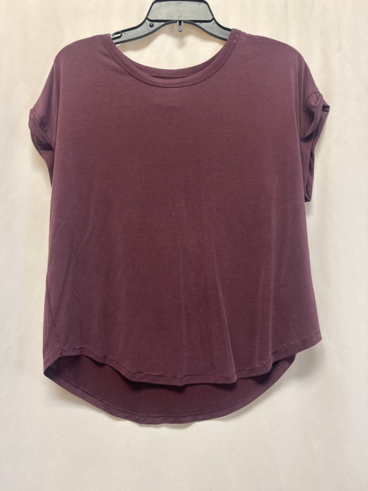 Top Short Sleeve By Lucky Brand In Purple, Size: S