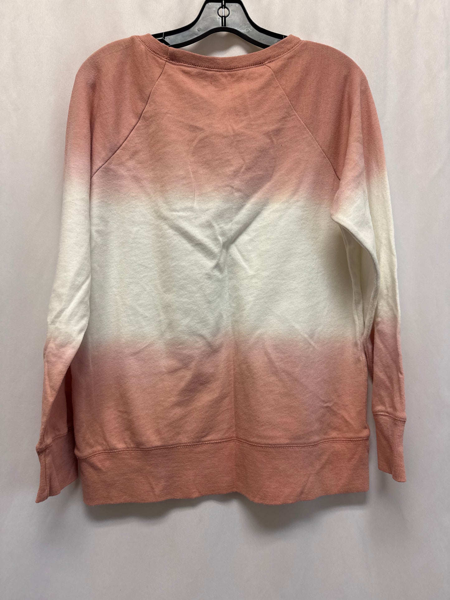 Top Long Sleeve By Cato In Peach, Size: M