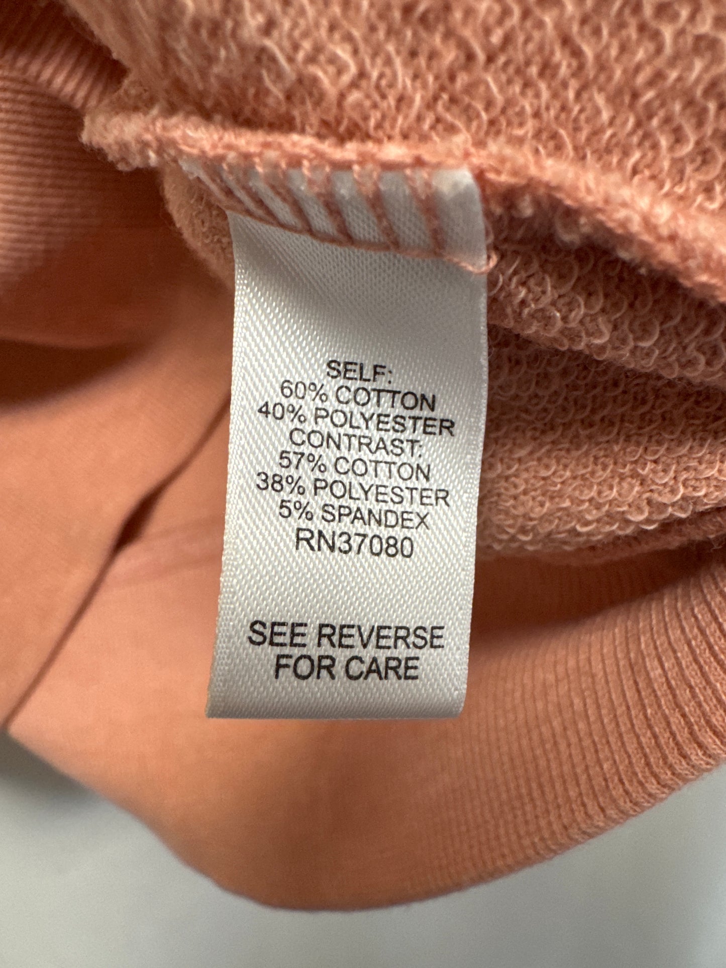 Top Long Sleeve By Cato In Peach, Size: M