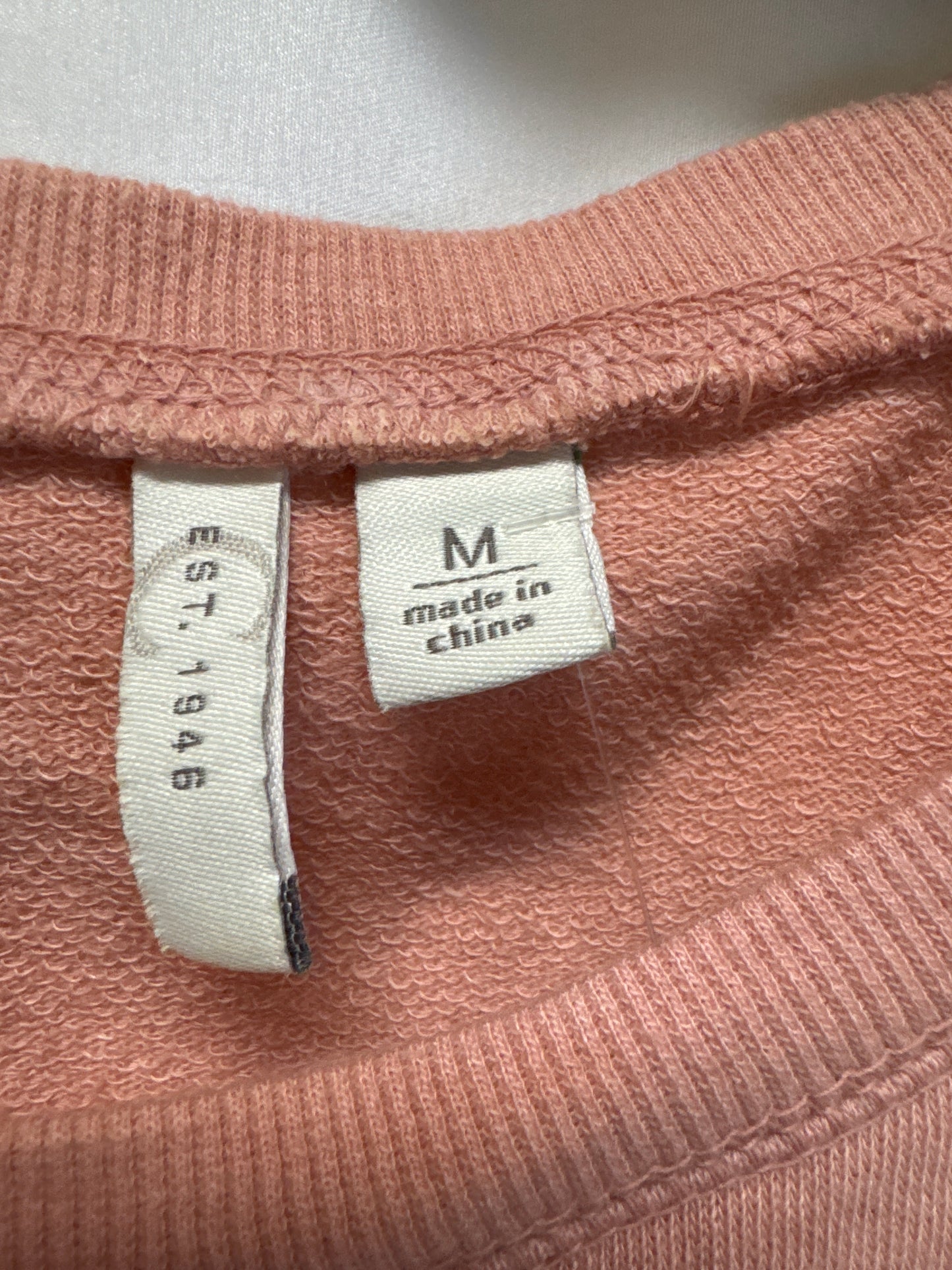 Top Long Sleeve By Cato In Peach, Size: M