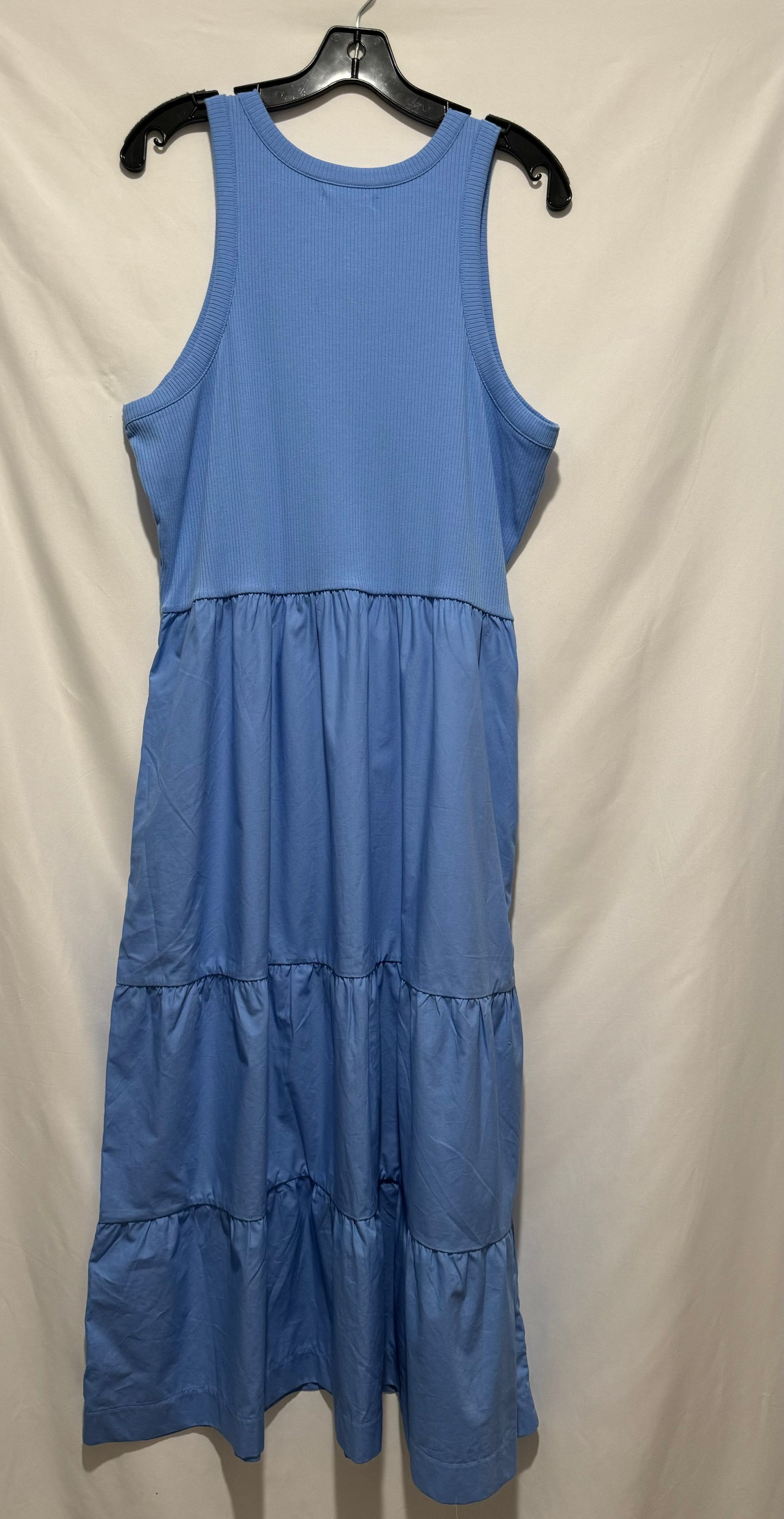 Dress Casual Midi By Maurices In Blue, Size: Xxl