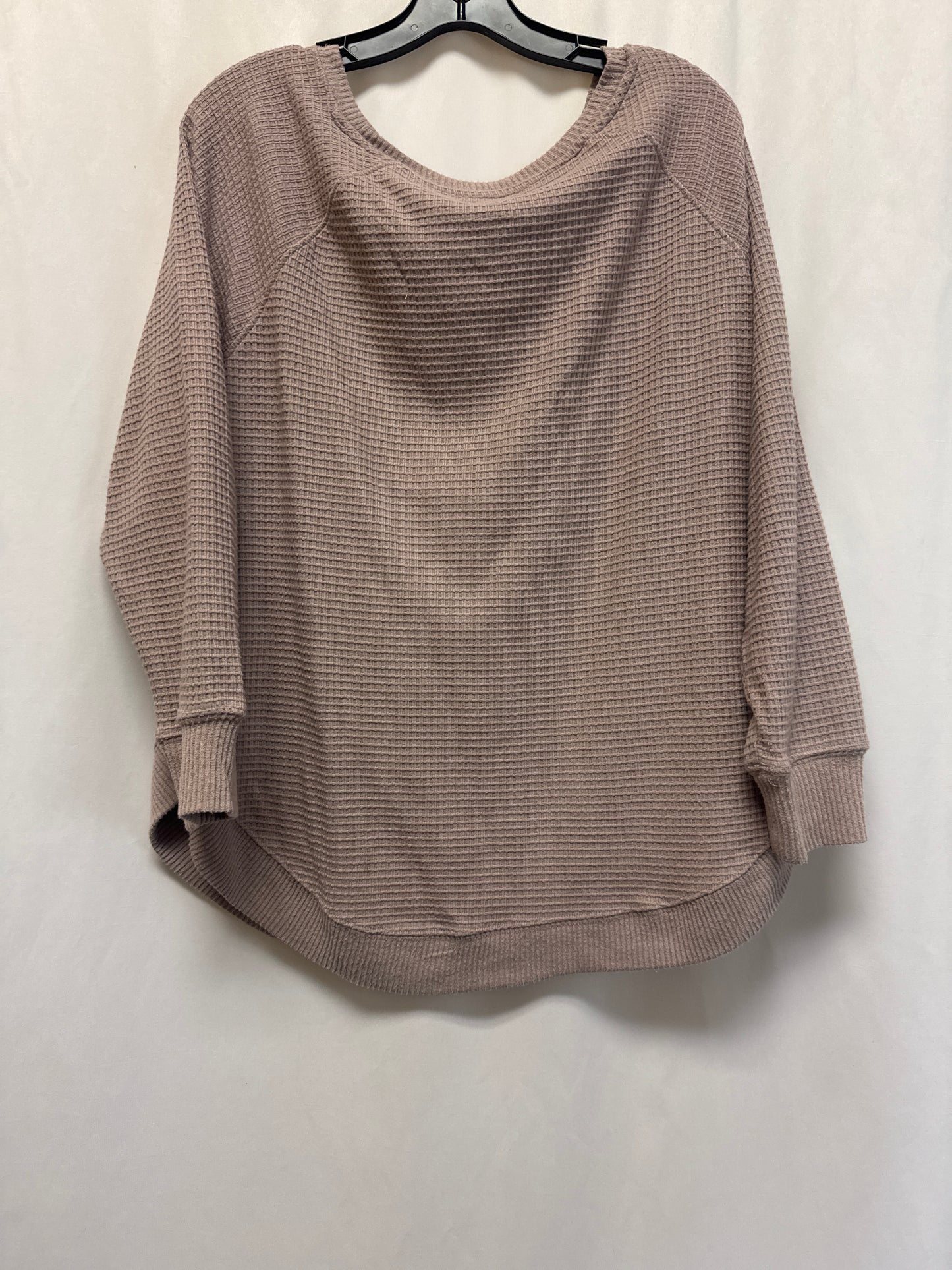 Top Long Sleeve By Maurices In Mauve, Size: 1x