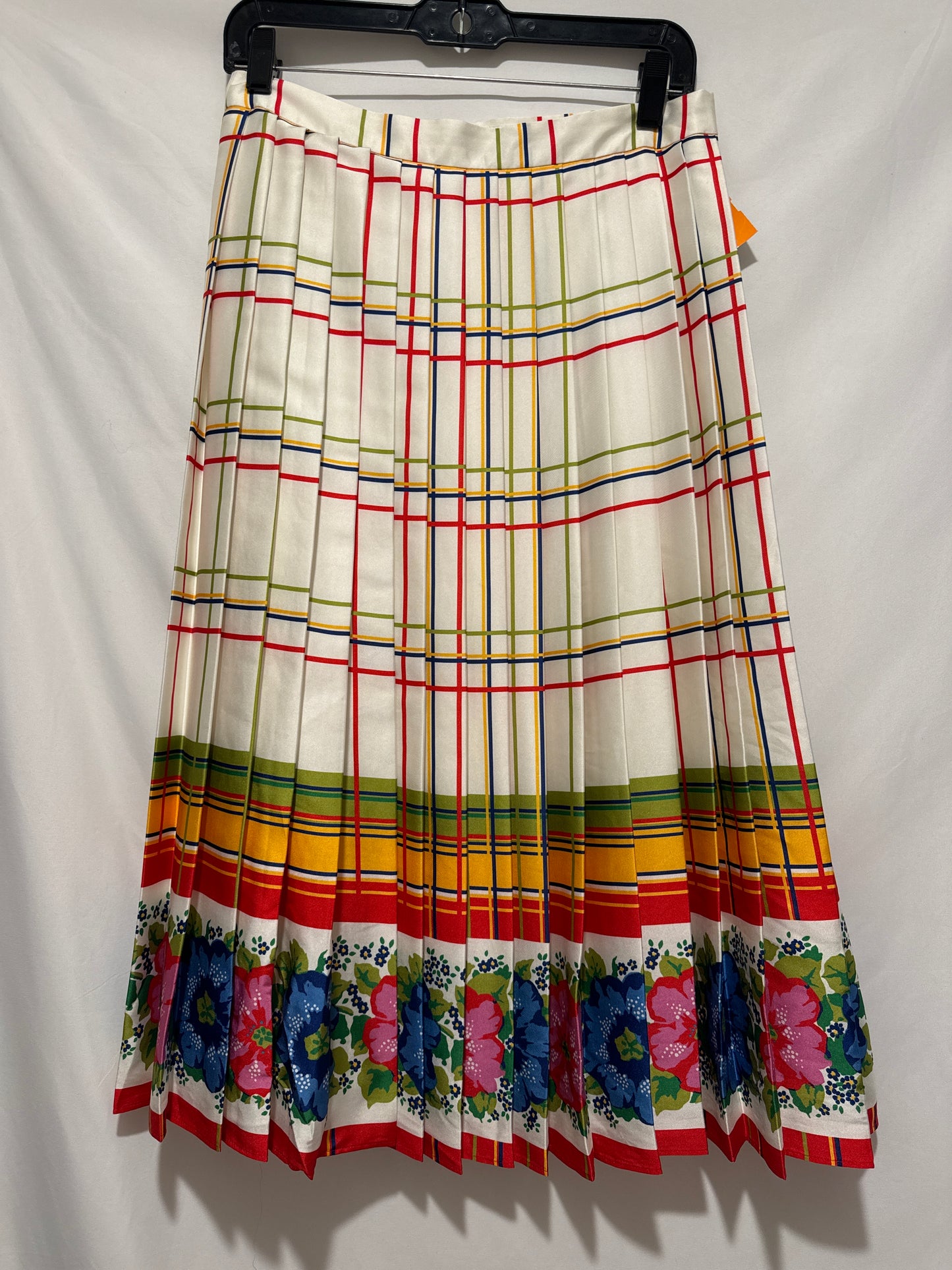 Skirt Midi By J. Crew In Green & Red, Size: 6