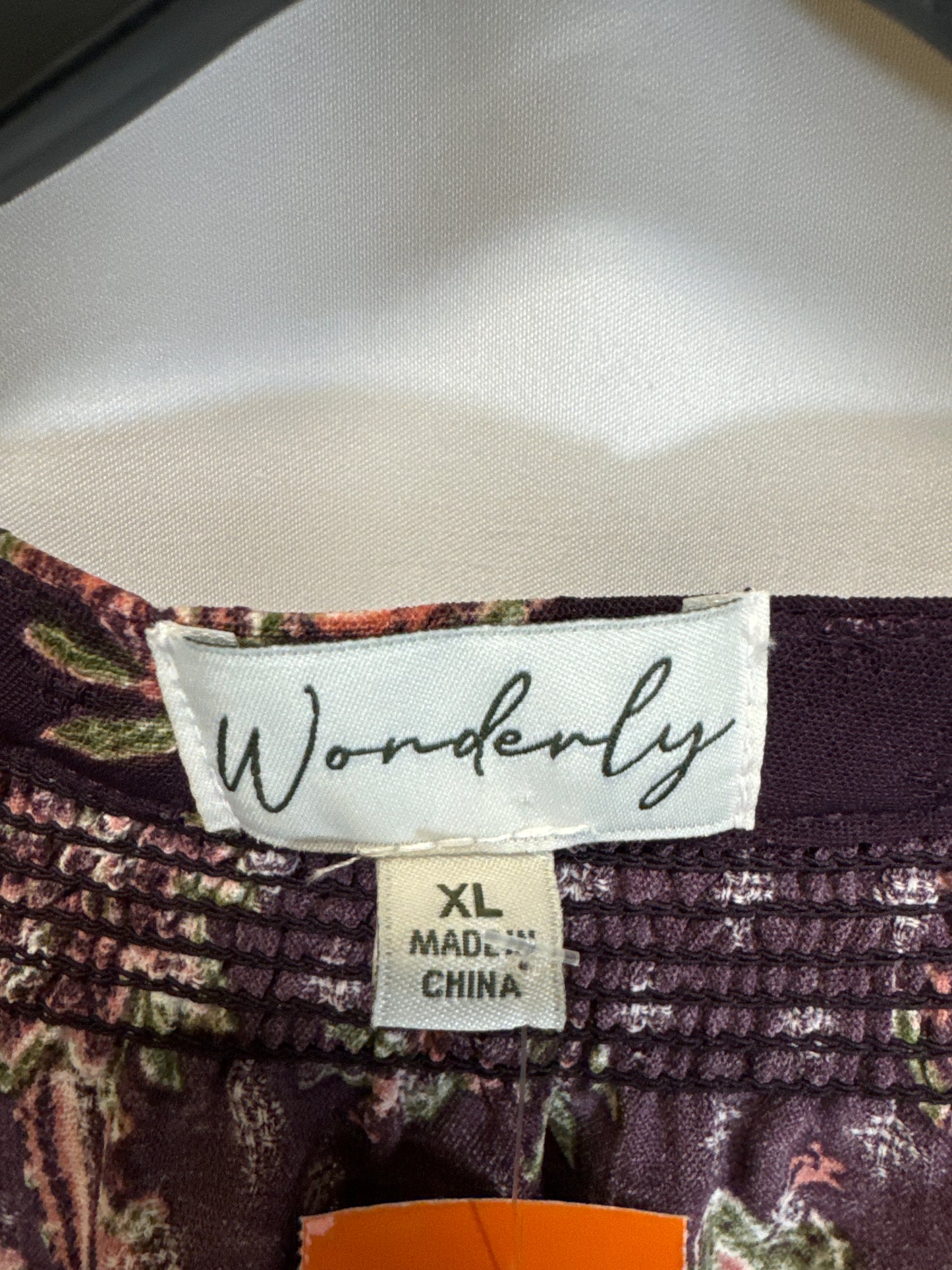 Top Long Sleeve By Wonderly In Purple, Size: Xl