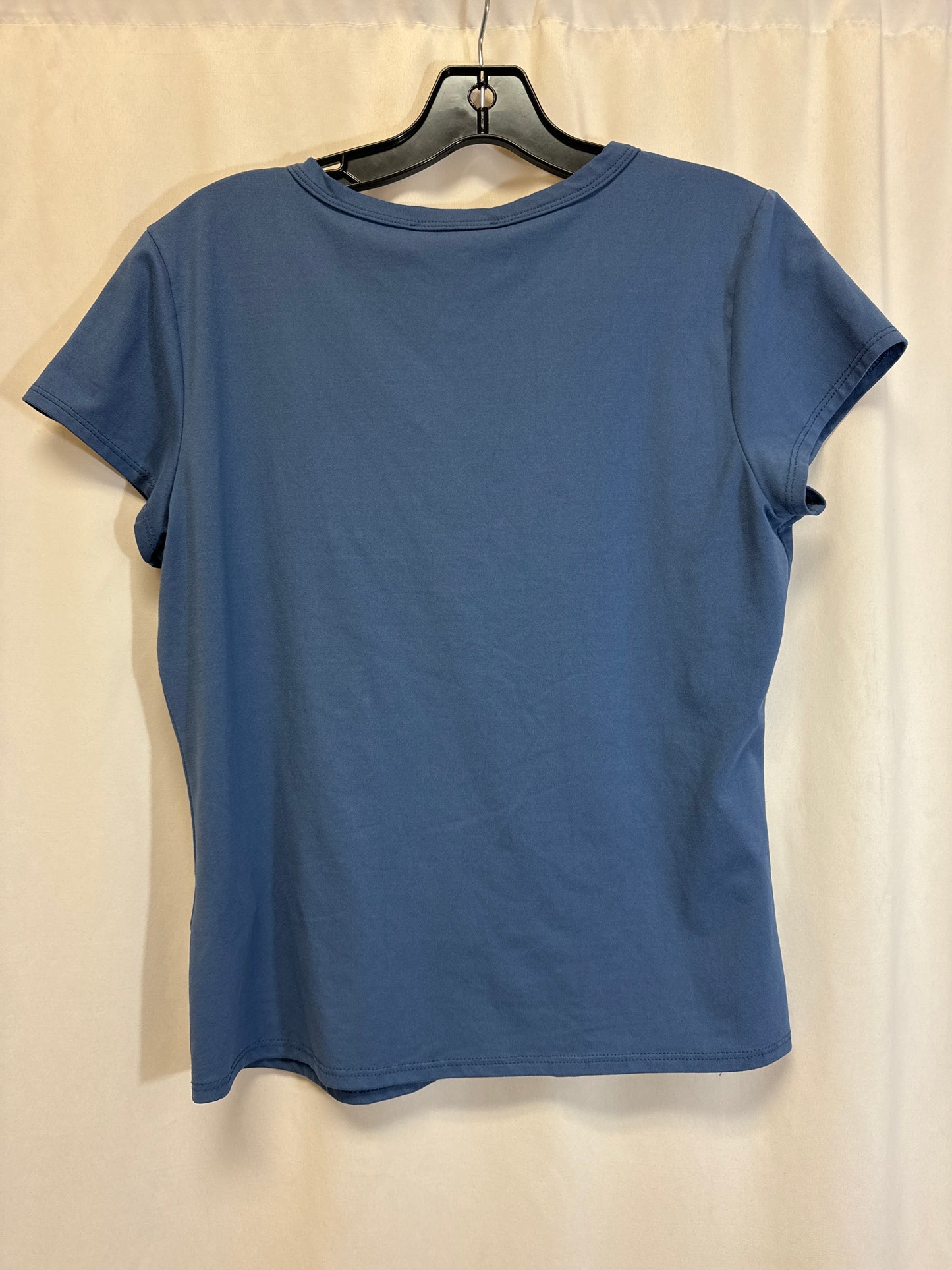 Top Short Sleeve By Clothes Mentor In Blue, Size: L