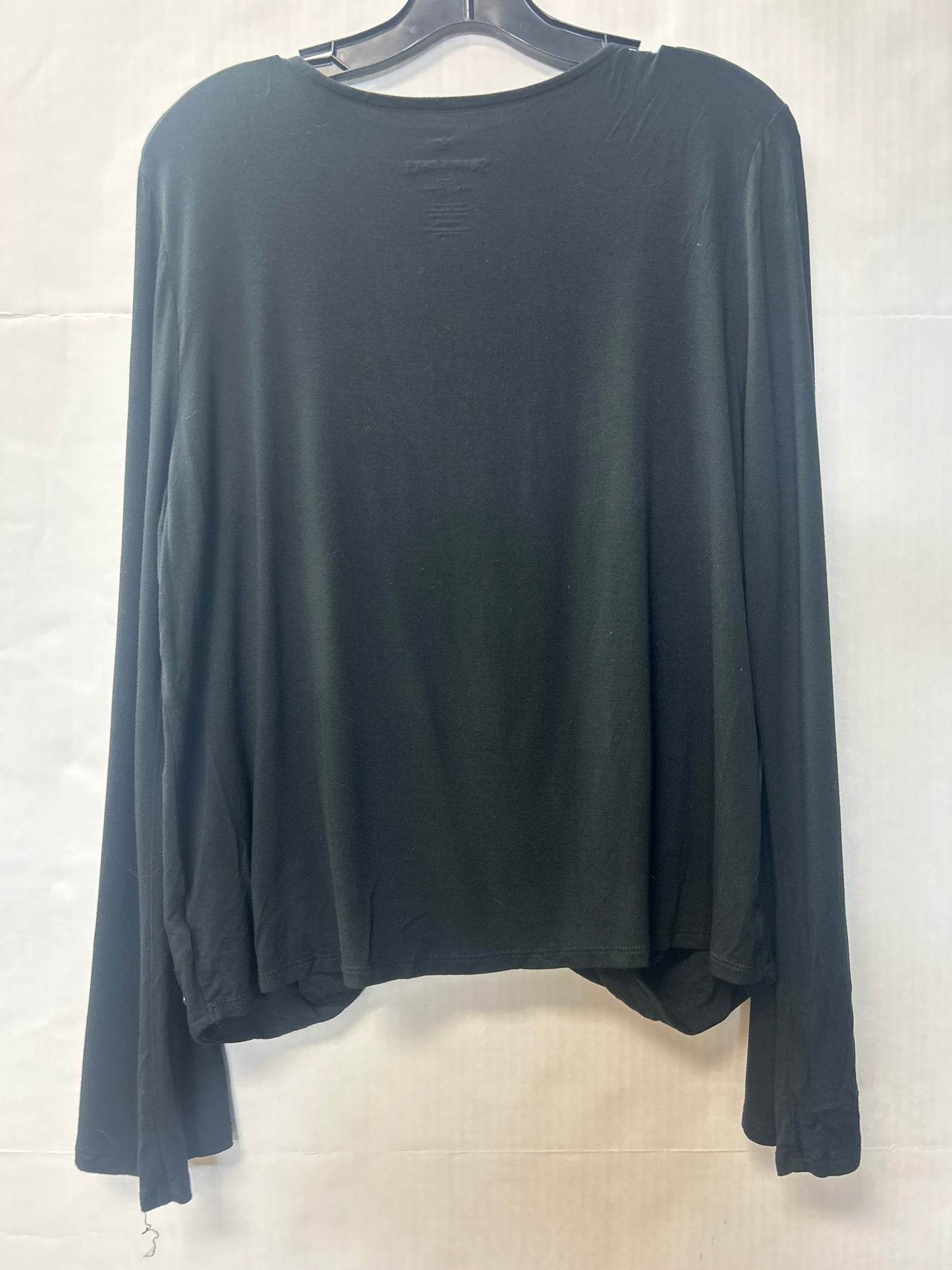 Top Long Sleeve By American Eagle In Black, Size: L