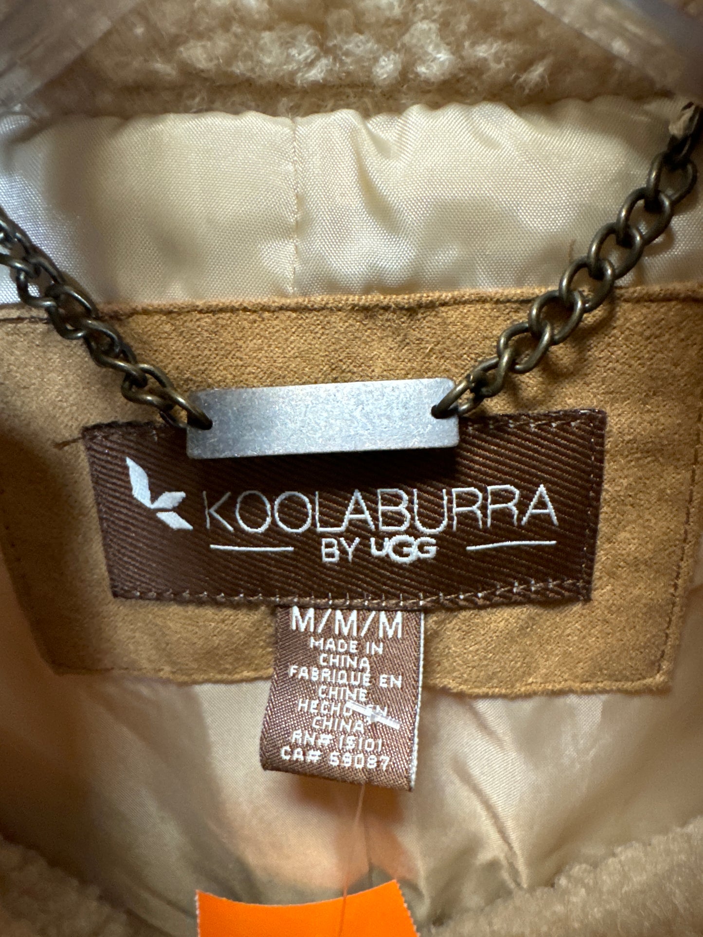 Coat Faux Fur & Sherpa By Koolaburra By Ugg In Beige, Size: M