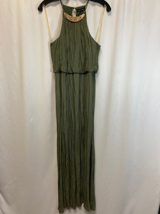 Dress Casual Maxi By As U Wish In Green, Size: S