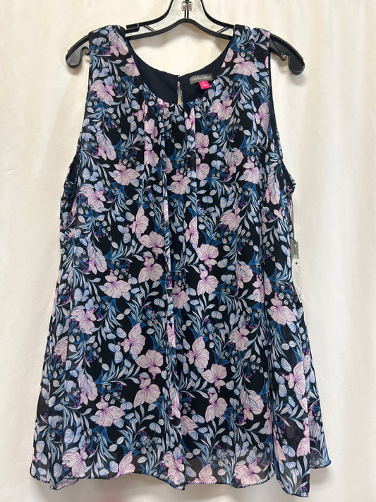 Top Sleeveless By Vince Camuto In Blue, Size: 3x