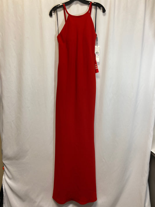 Dress Party Long By Calvin Klein In Red, Size: S