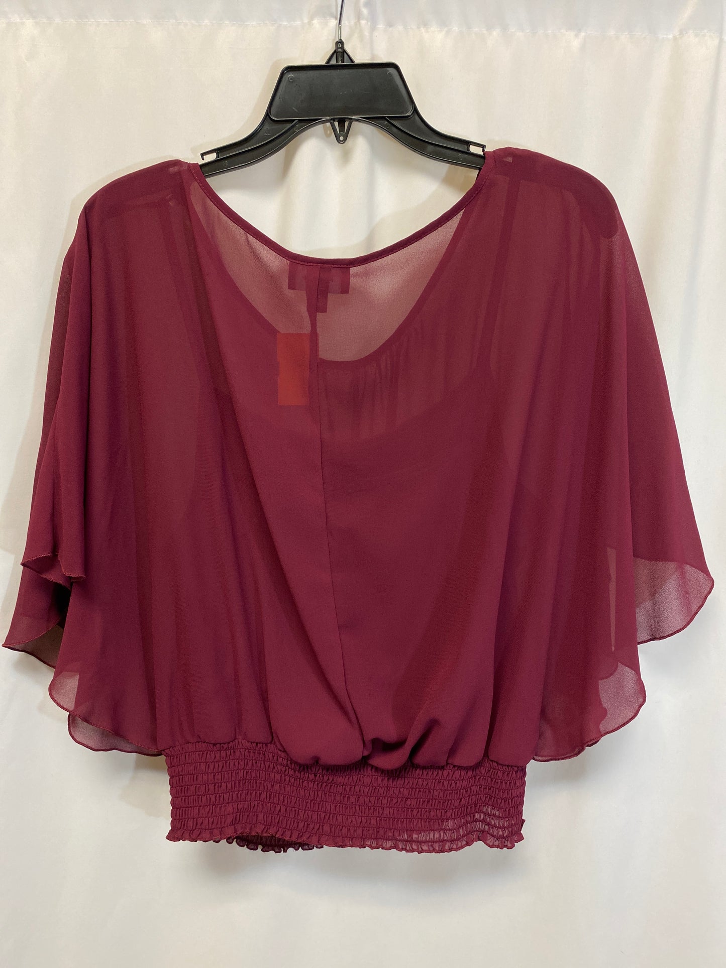 Top Short Sleeve By By & By In Purple, Size: Xl