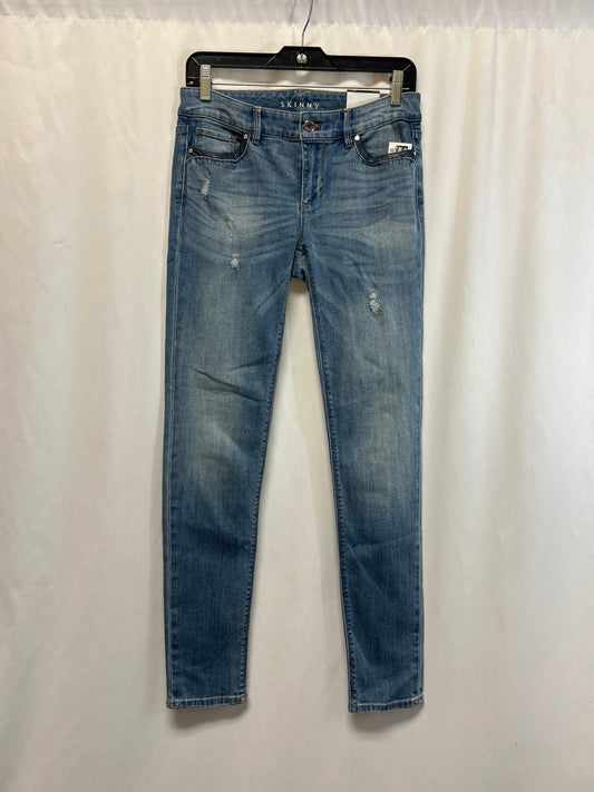 Jeans Skinny By White House Black Market In White Denim, Size: 0
