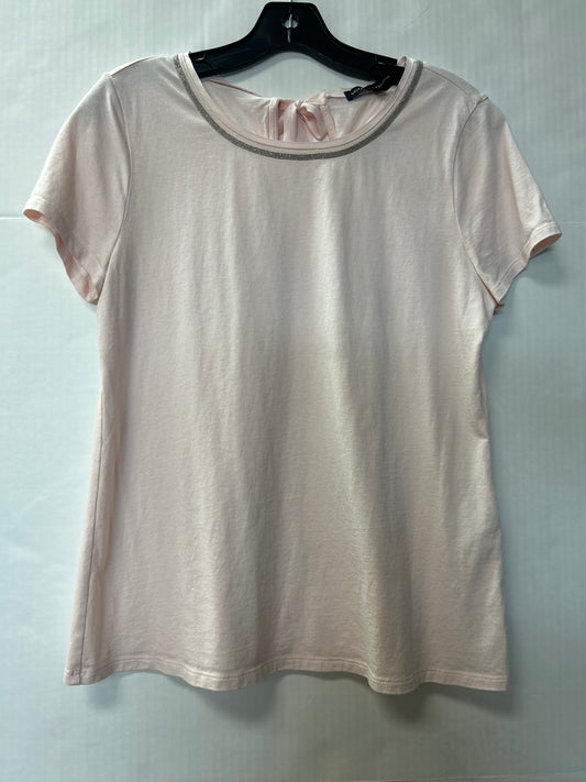 Top Short Sleeve By White House Black Market In Pink, Size: M