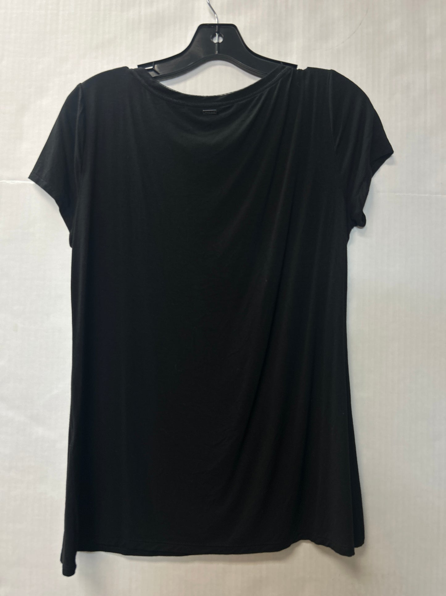 Top Short Sleeve By White House Black Market In Black, Size: S