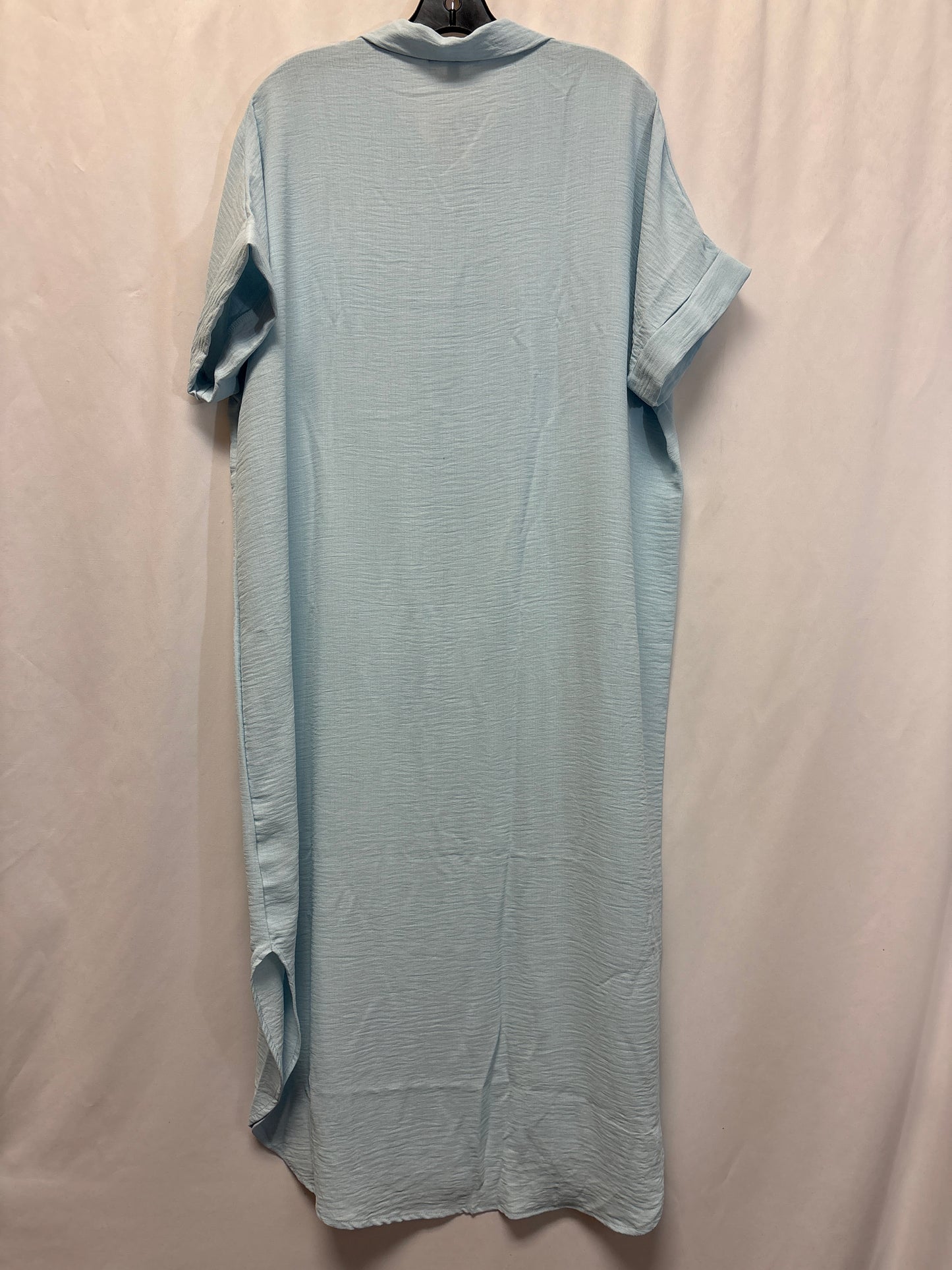 Dress Casual Maxi By Clothes Mentor In Blue, Size: Xl