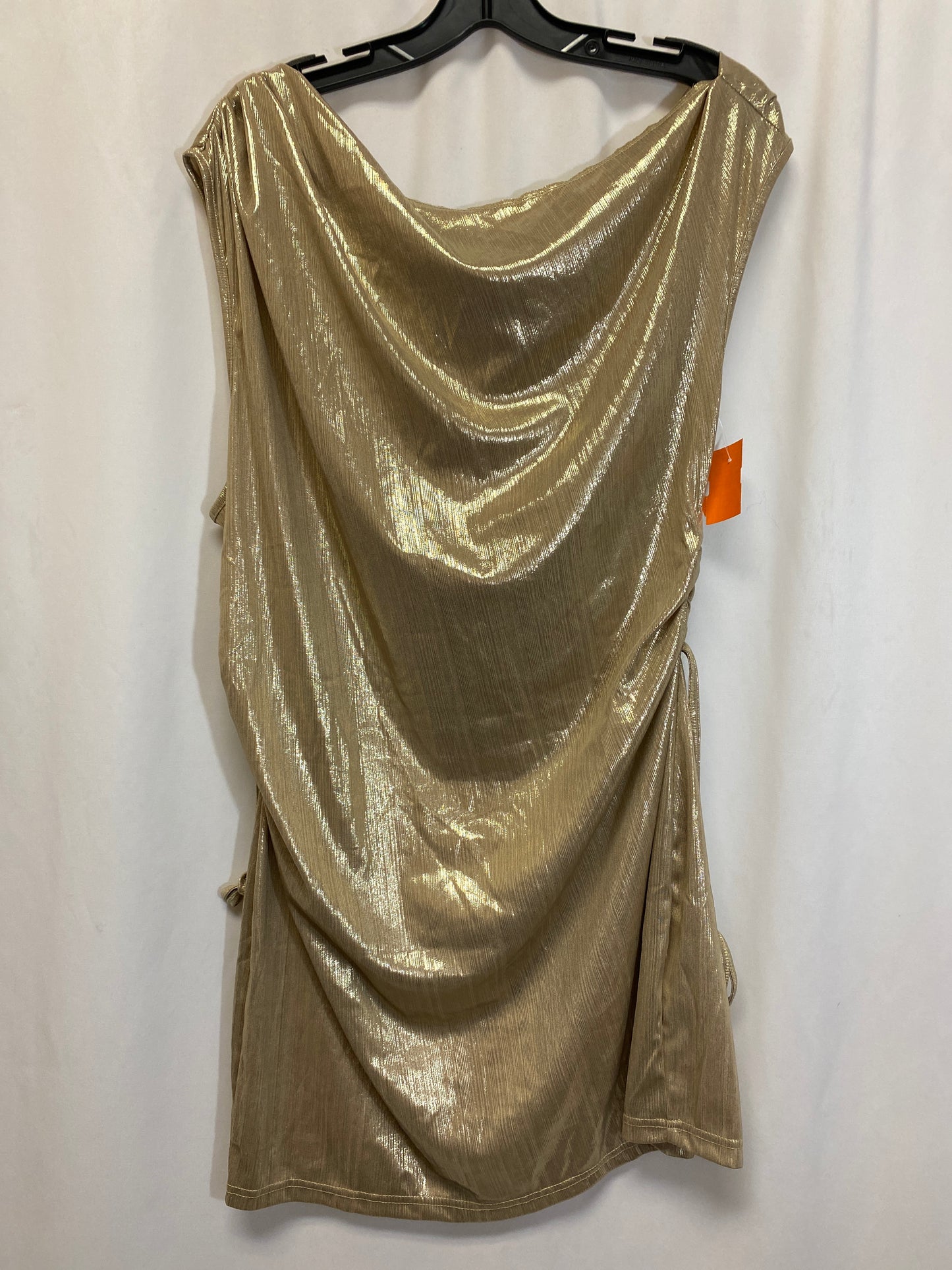 Dress Party Short By Shein In Gold, Size: 3x