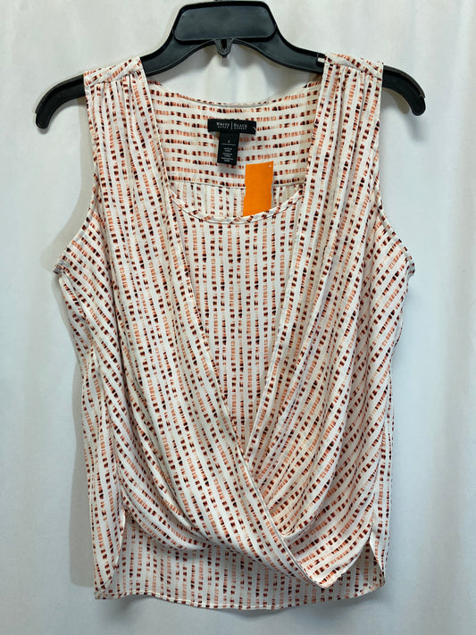 Top Sleeveless By White House Black Market In Peach, Size: Xs