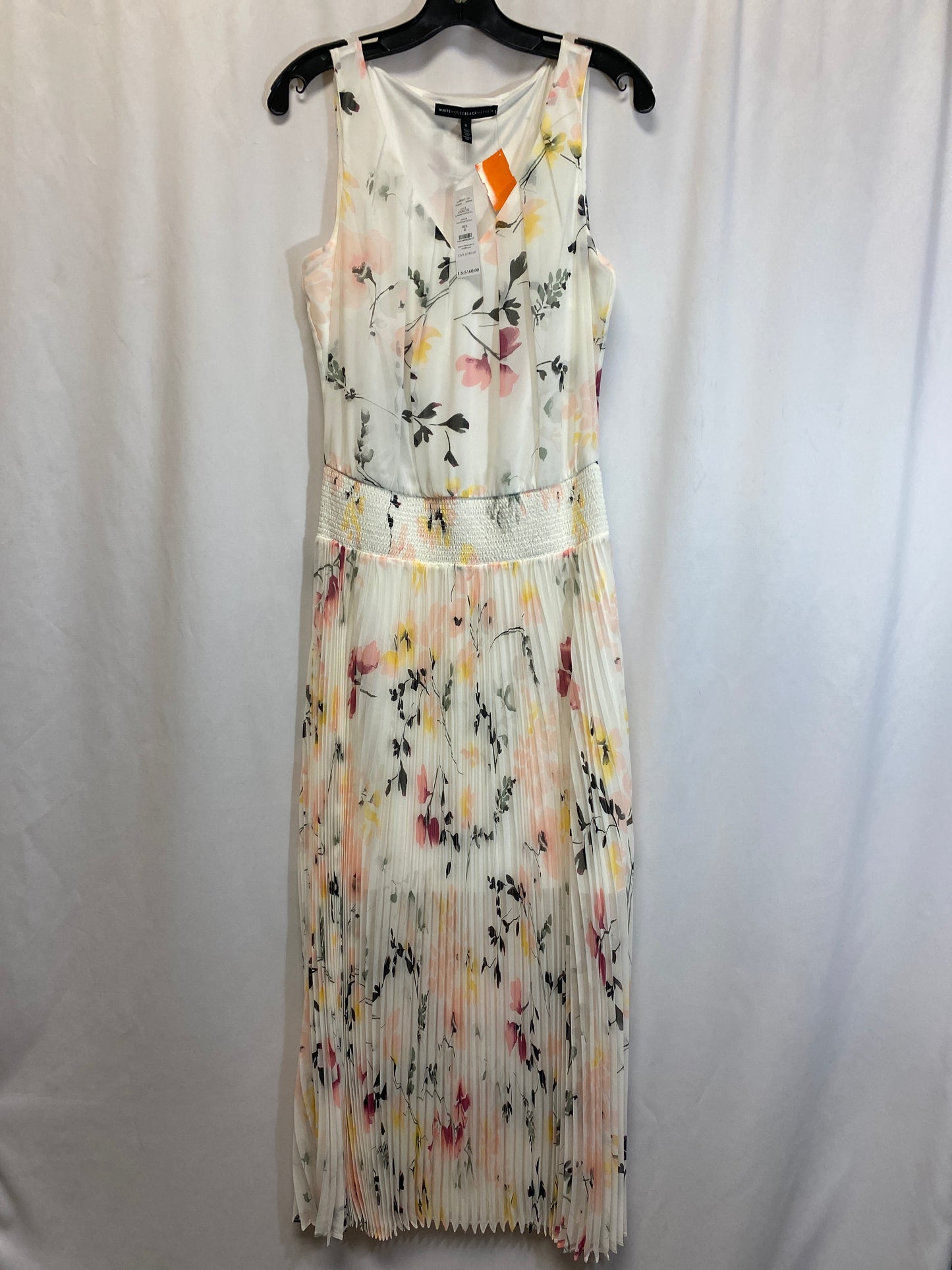 Dress Casual Maxi By White House Black Market In White, Size: S