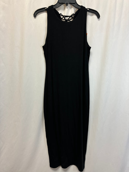 Dress Casual Midi By White House Black Market In Black, Size: Xs