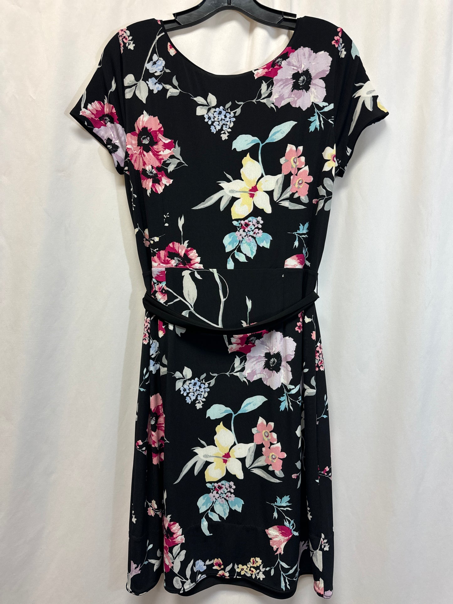 Dress Casual Midi By White House Black Market In Black, Size: M