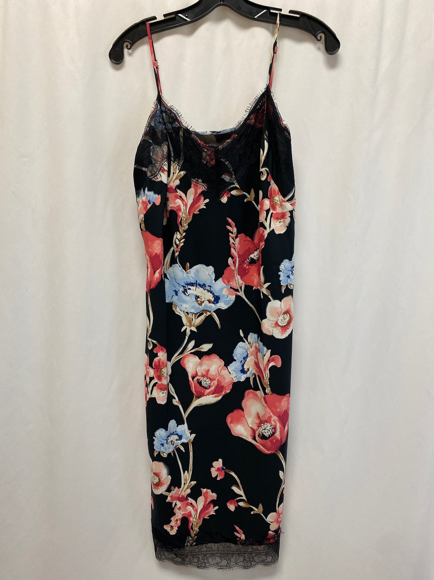 Dress Casual Midi By White House Black Market In Black, Size: S