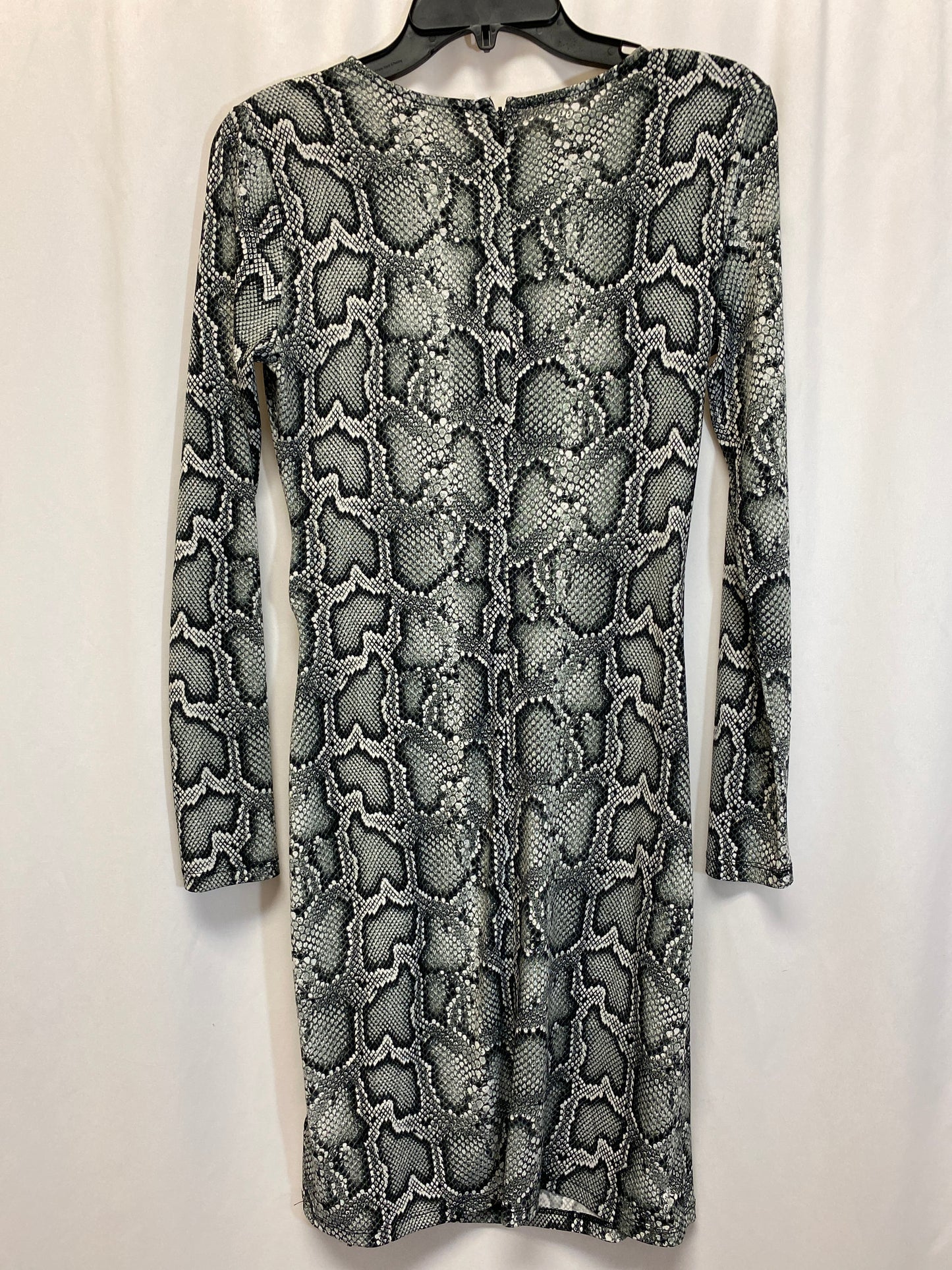 Dress Casual Midi By Michael By Michael Kors In Snakeskin Print, Size: S