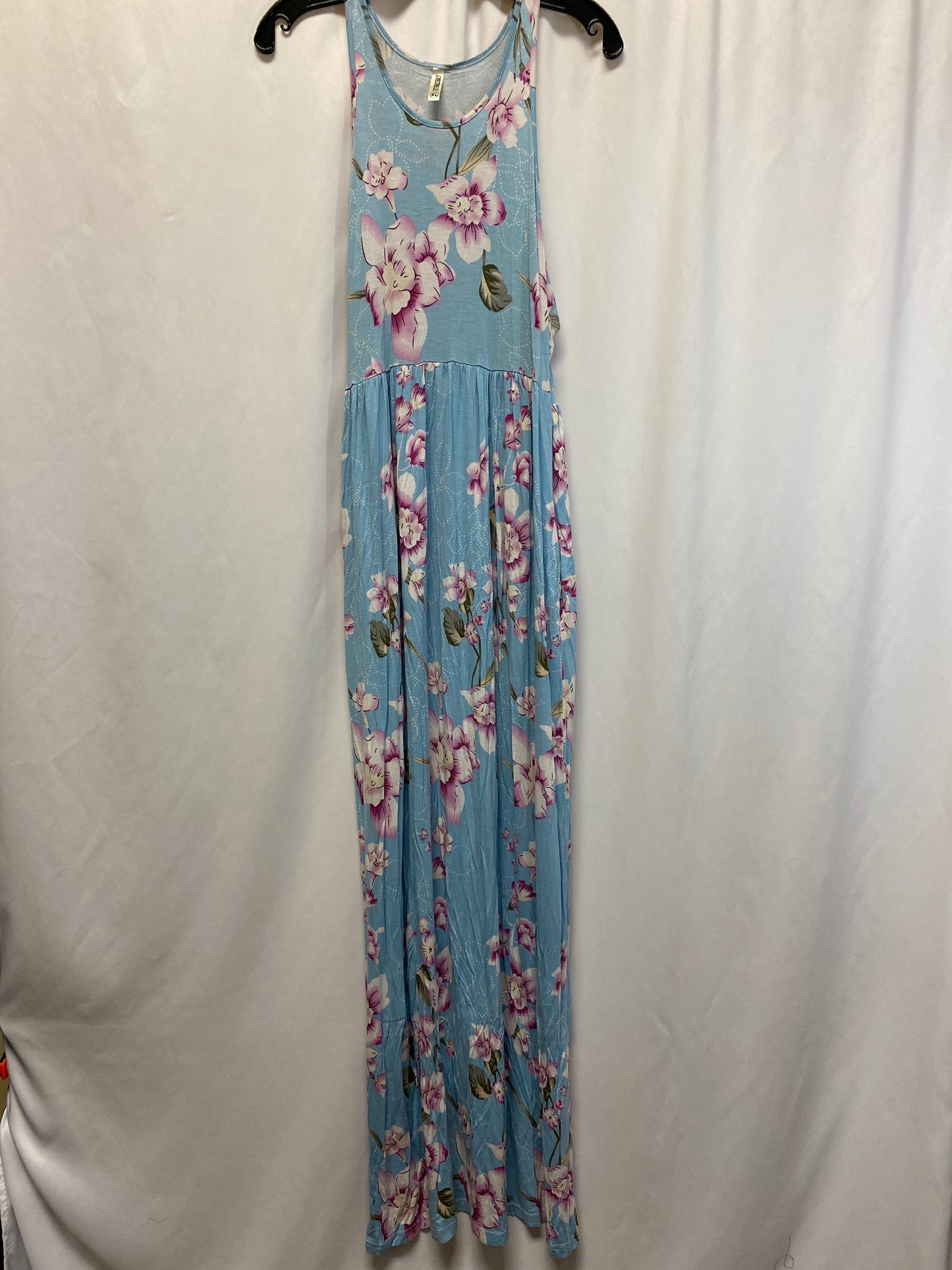 Dress Casual Maxi By Cmf In Blue, Size: Xl