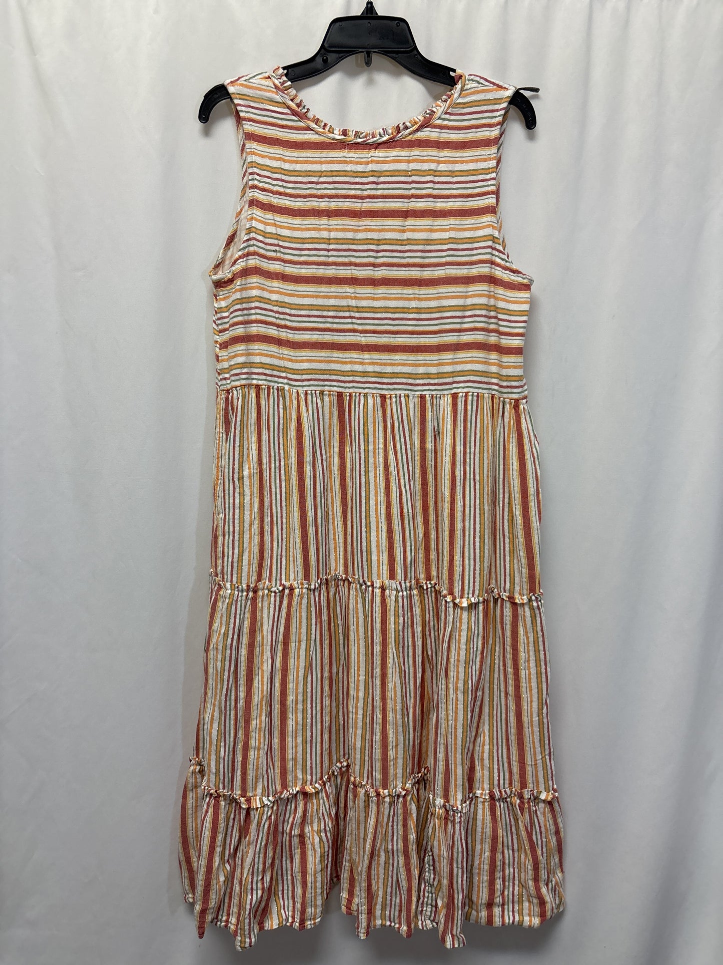 Dress Casual Midi By Clothes Mentor  Size: L