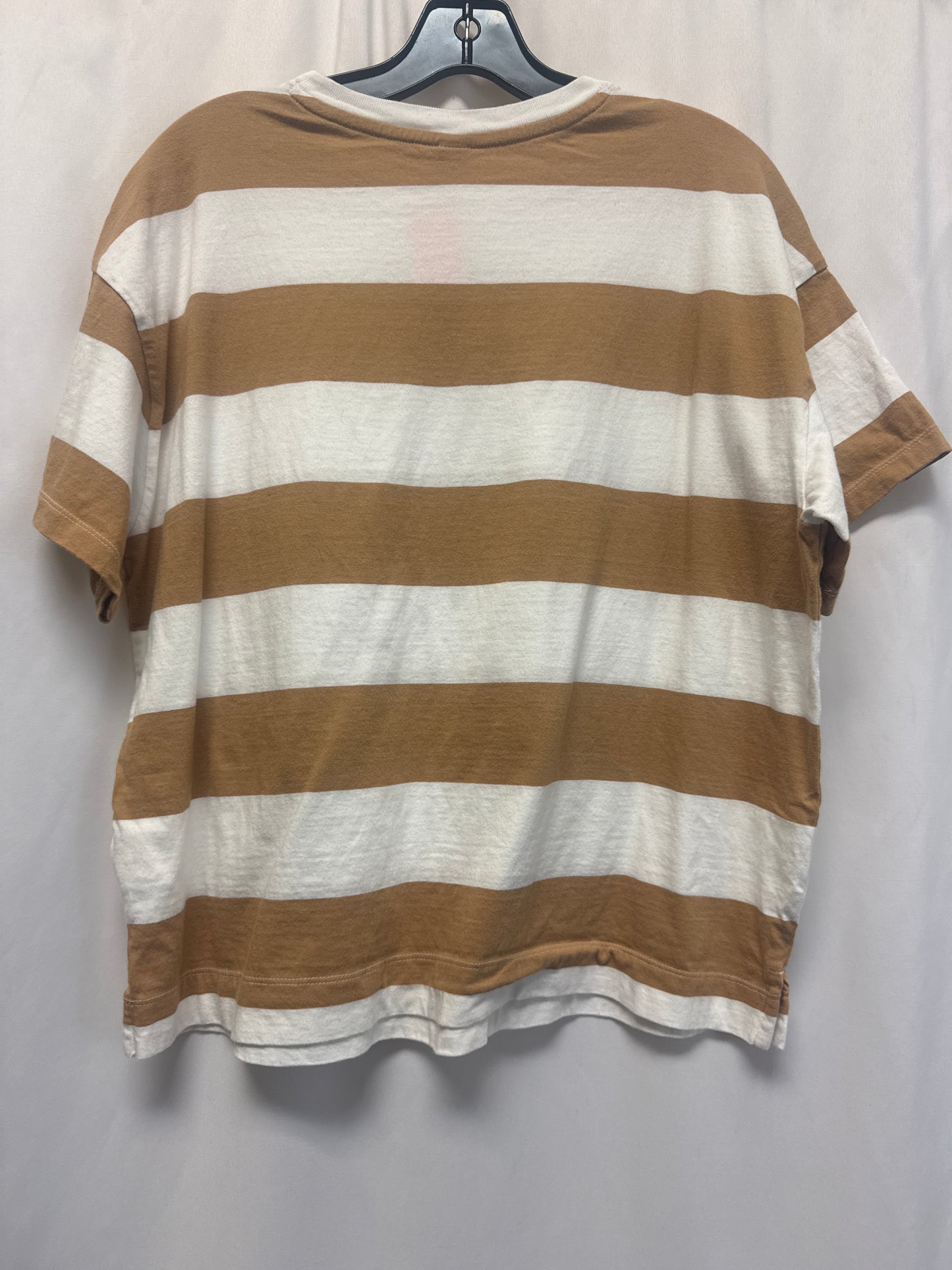 Top Short Sleeve By Old Navy In Beige, Size: L