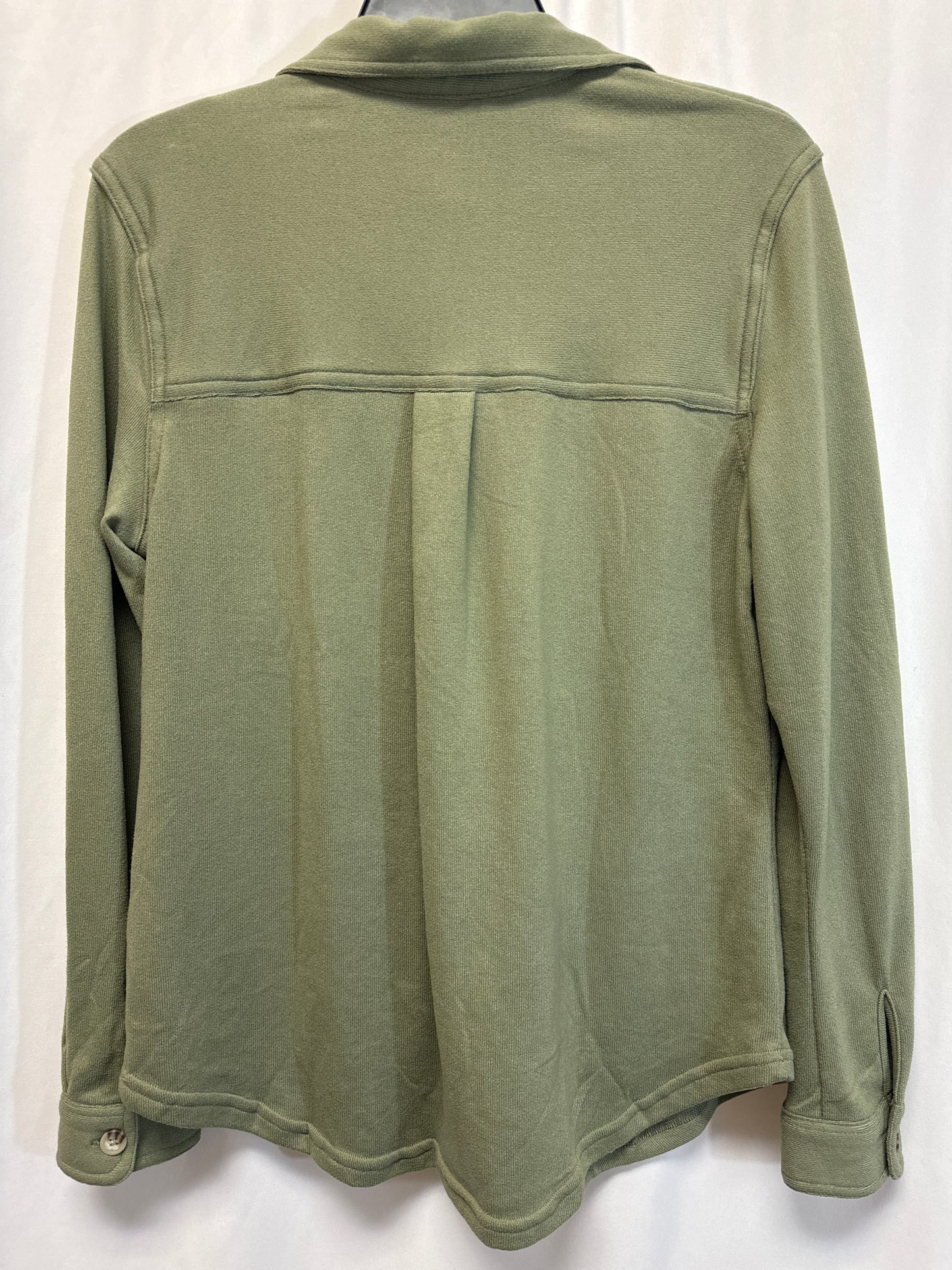 Top Long Sleeve By C And C In Green, Size: S