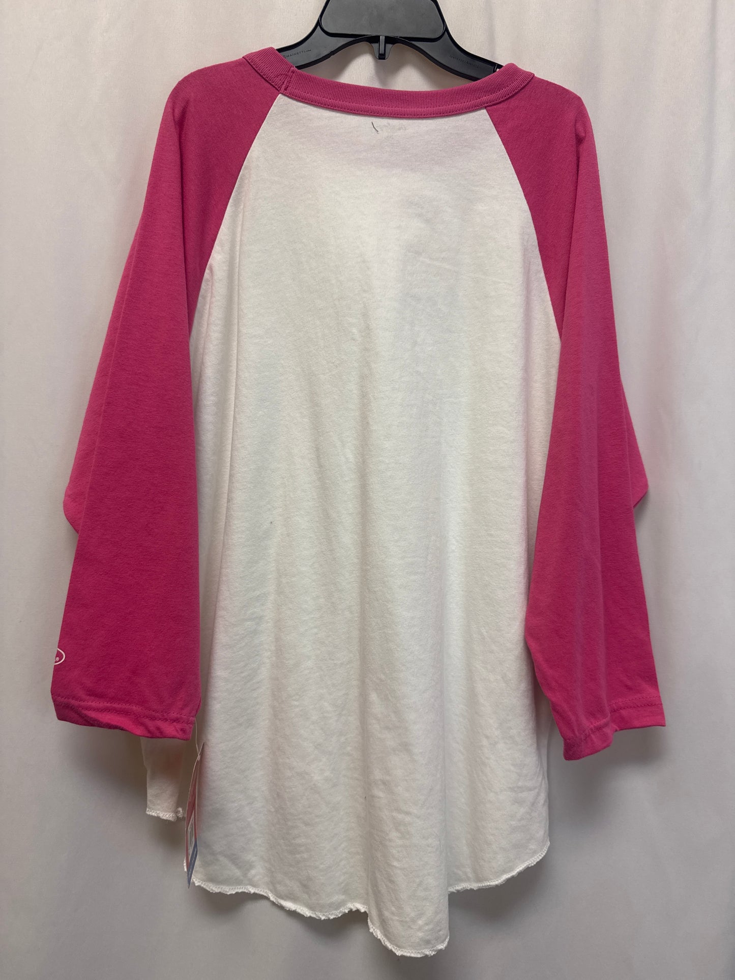 Top Long Sleeve By Cmf In Pink, Size: Xl